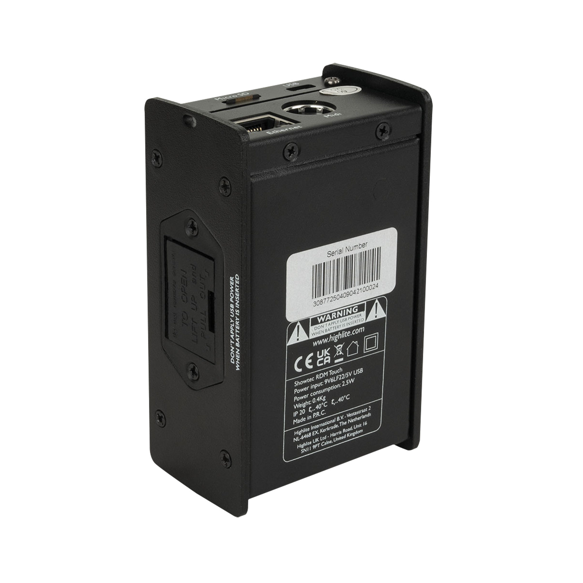 SHOWTEC RDM Touch DMX/RDM + Art-Net + Midi