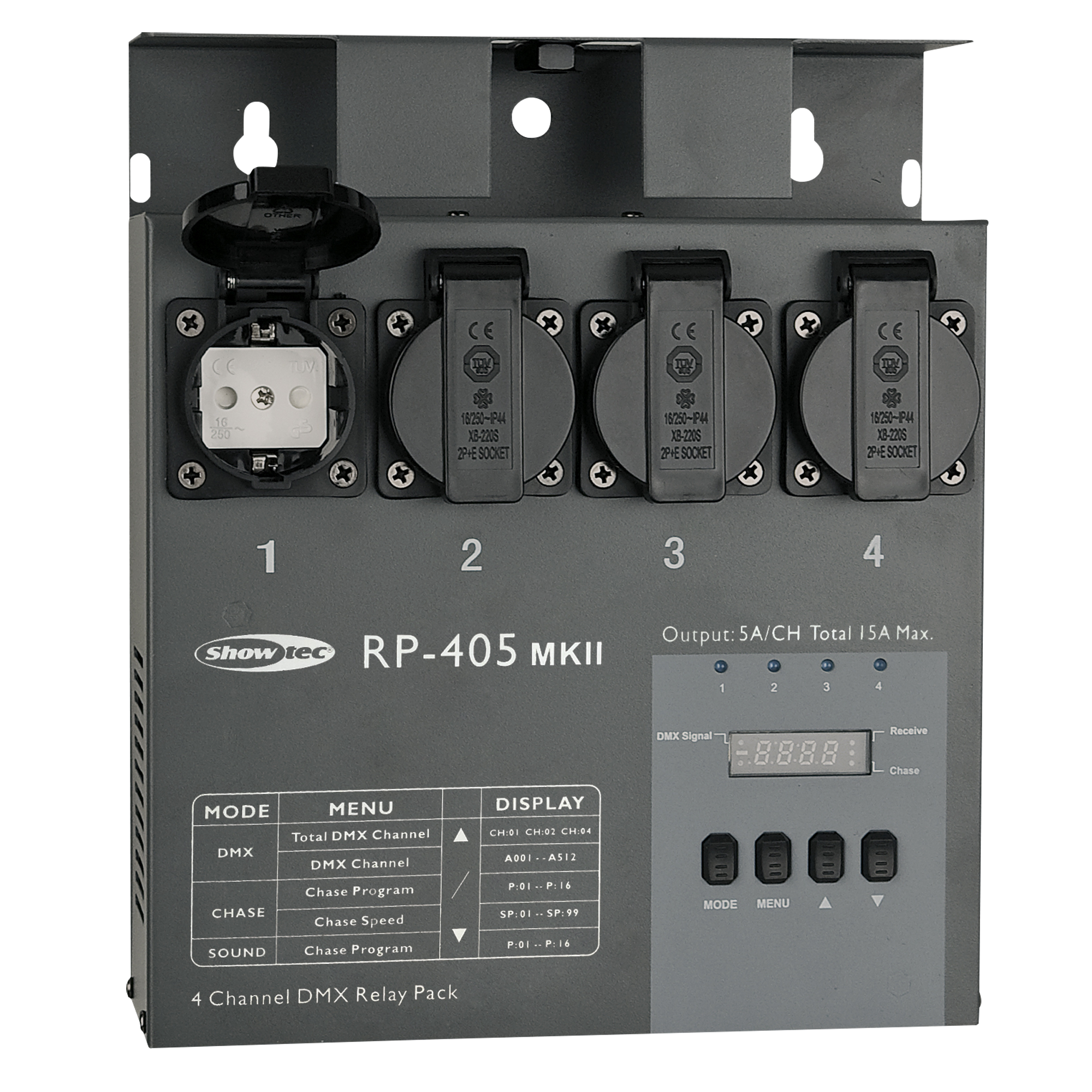 SHOWTEC RP-405 MKII Relé-pack