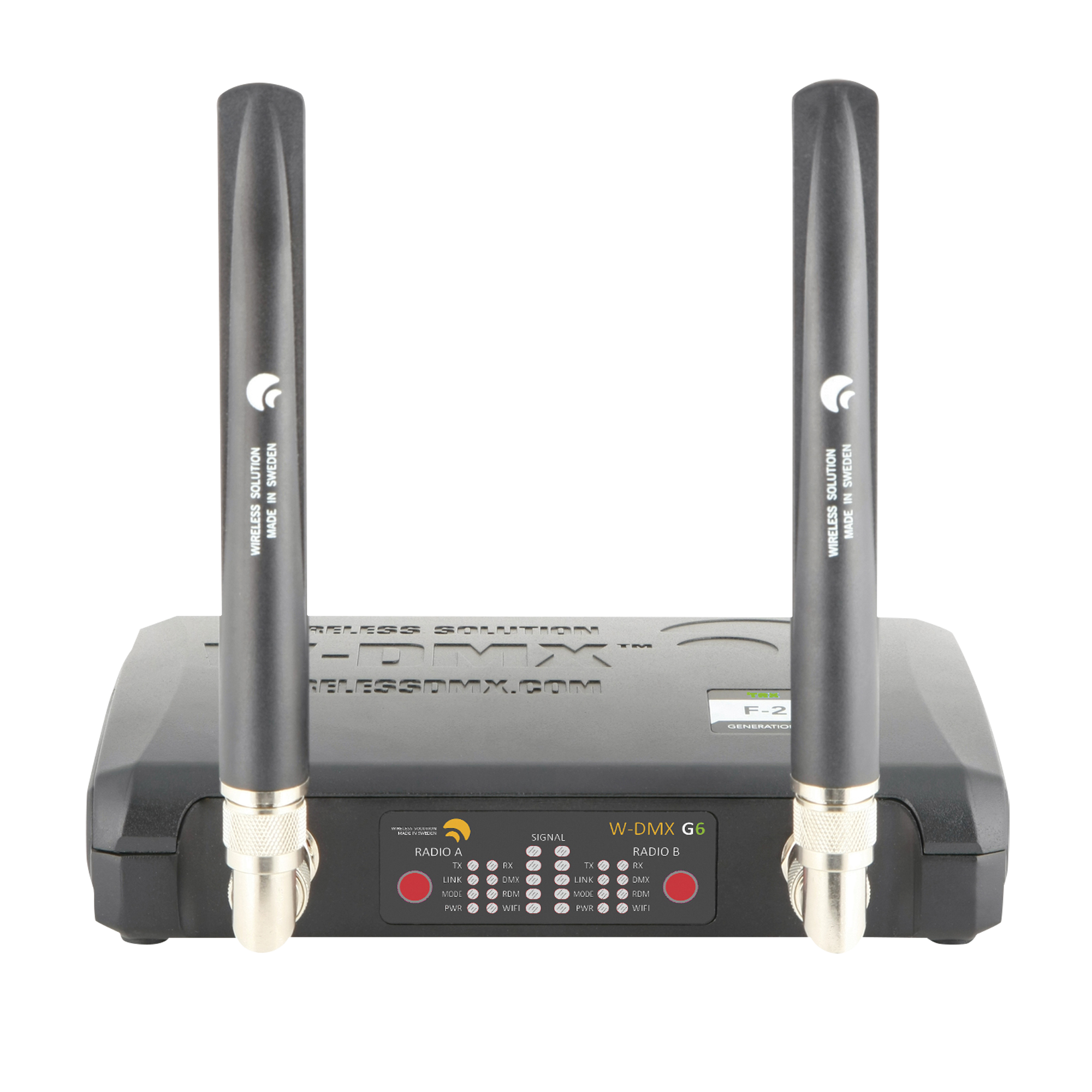 WIRELESS SOLUTION BlackBox F-2 G6 Transceiver Ricevitore & Trasmettitore Wireless DMX, ArtNet & Streaming ACN