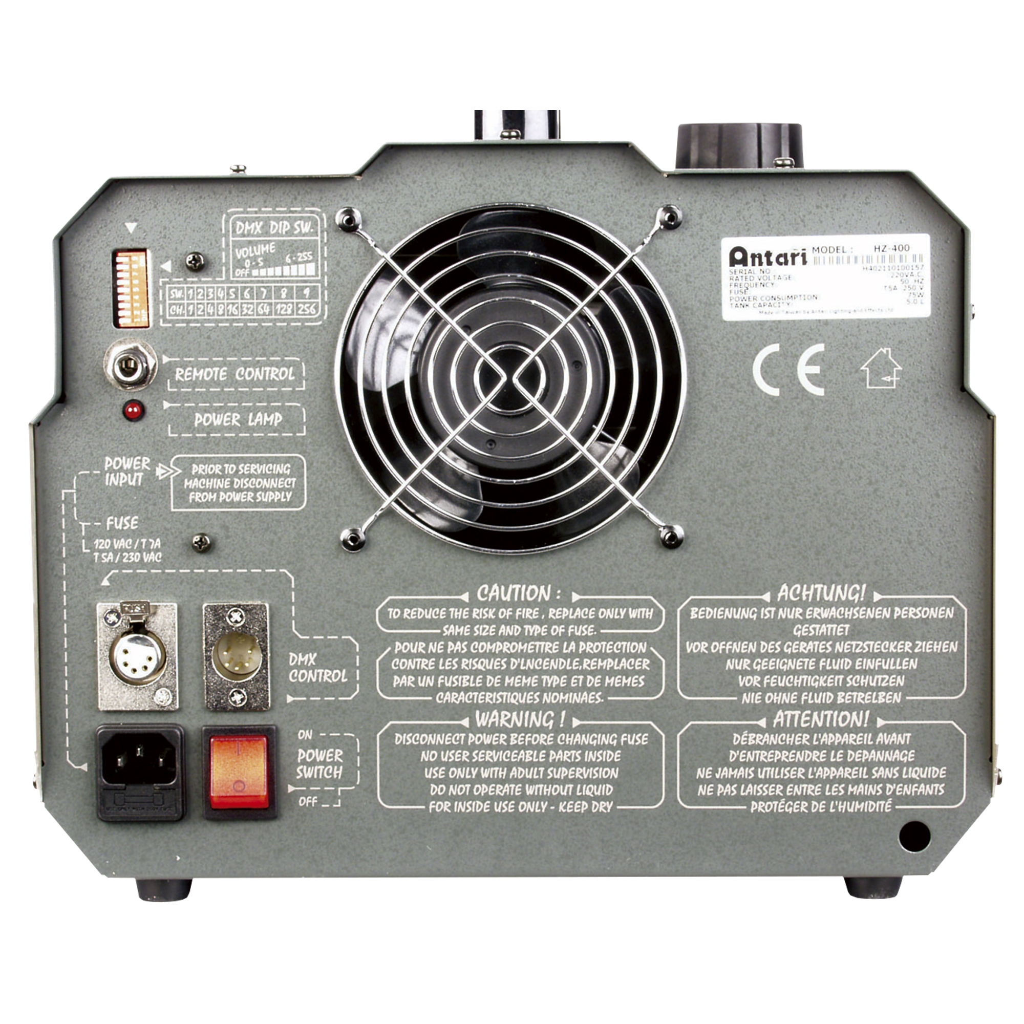 ANTARI HZ-400 Macchina professionale del fumo da 400 W