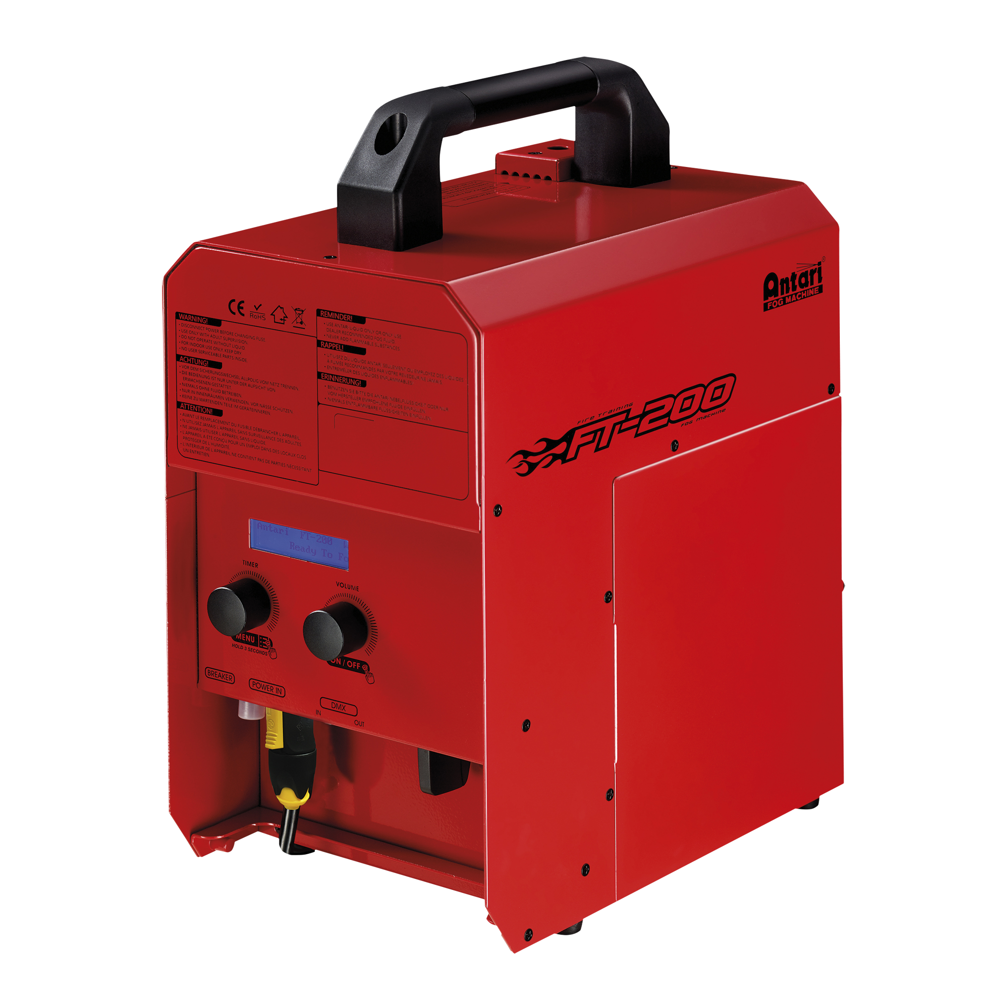 ANTARI FT-200 Macchina della nebbia per la formazione di addetti antincendio 1600W