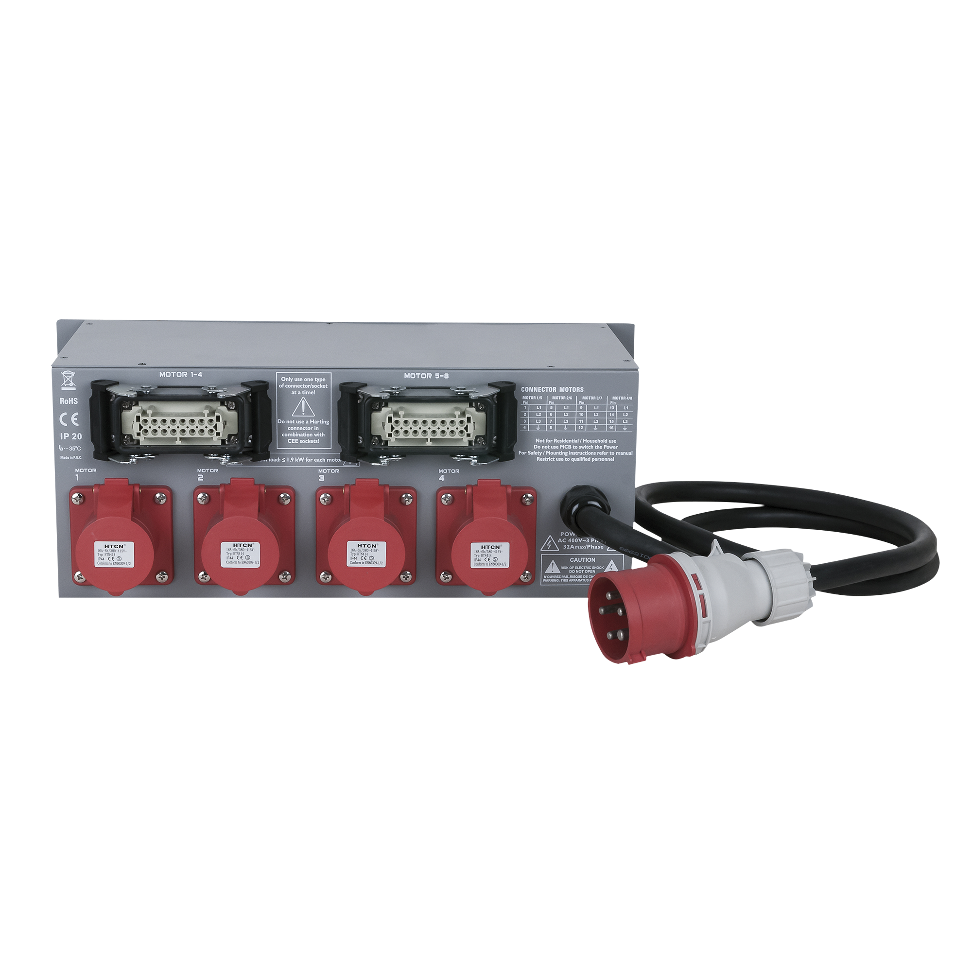 SHOWGEAR PLE-30-080 - Direct Control Chain Hoist Controller 8 canali