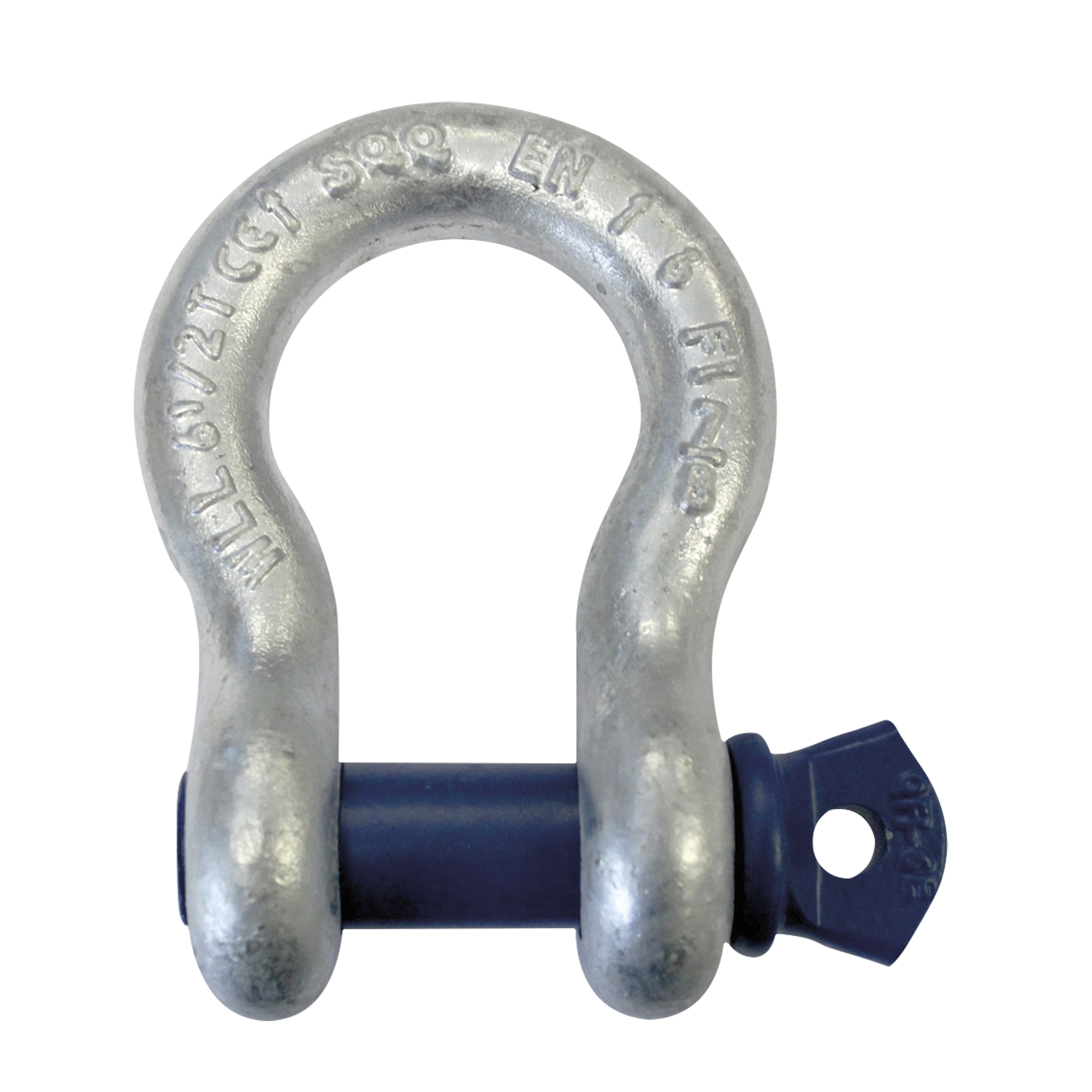 ELLER Chain Shackle, Shoulder Bolt Carico di lavoro sicuro: 6,5 T - colore argento