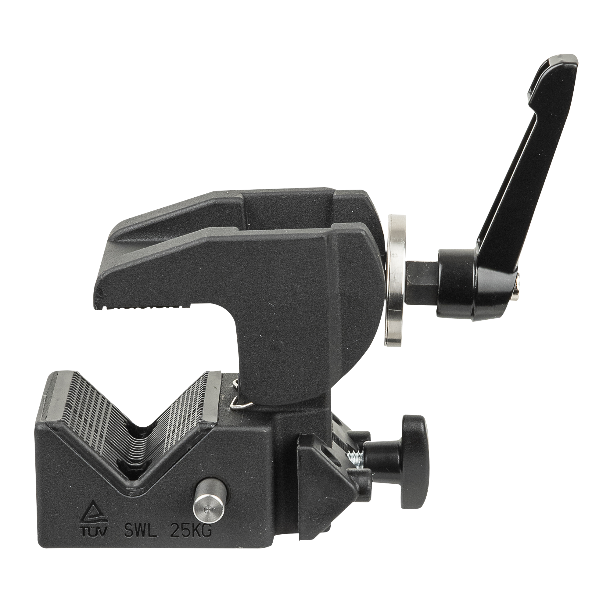 SHOWGEAR 10-55 mm Multigrip Clamp SWL: 25 kg - nero - TÜV