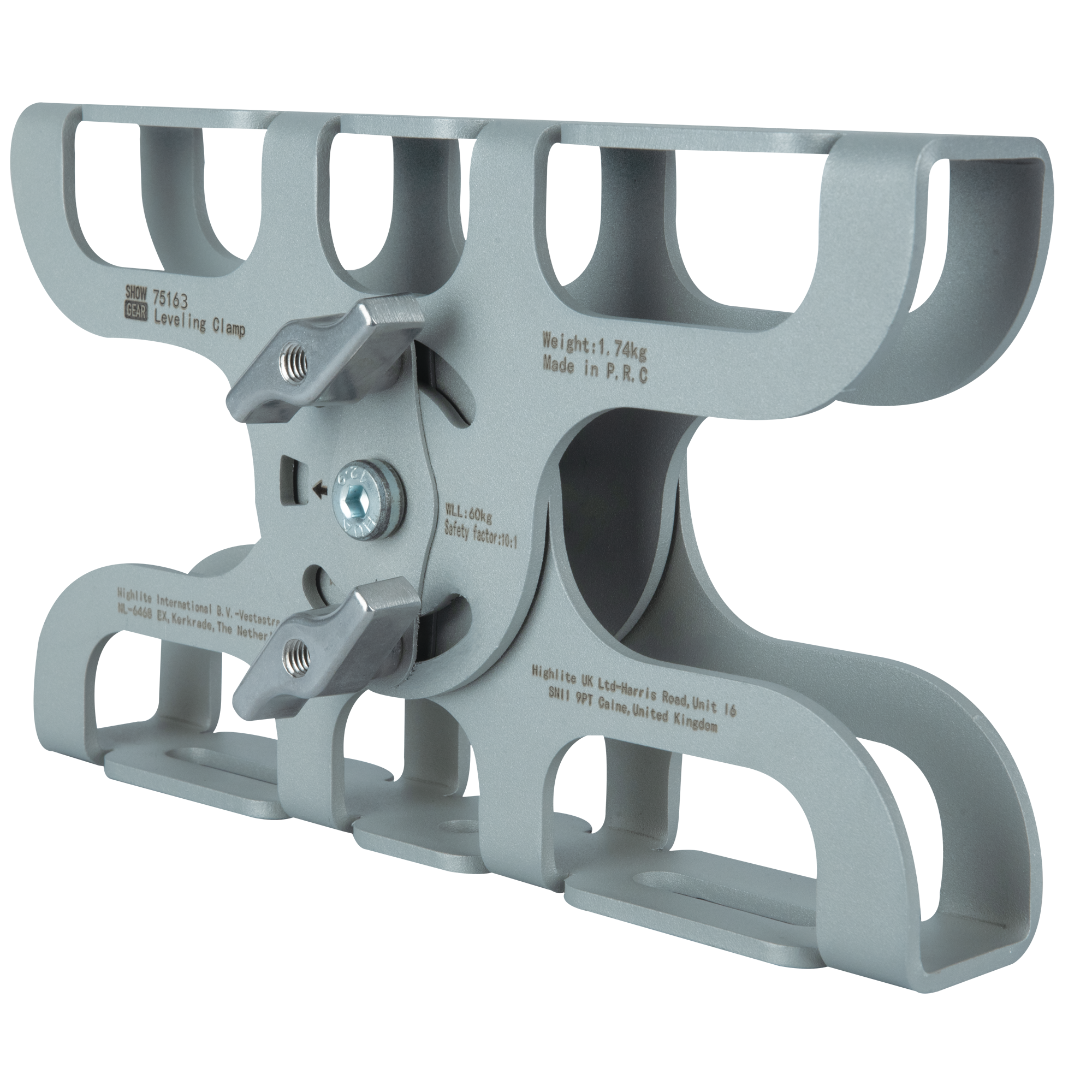 SHOWGEAR Levelling Clamp - Silver