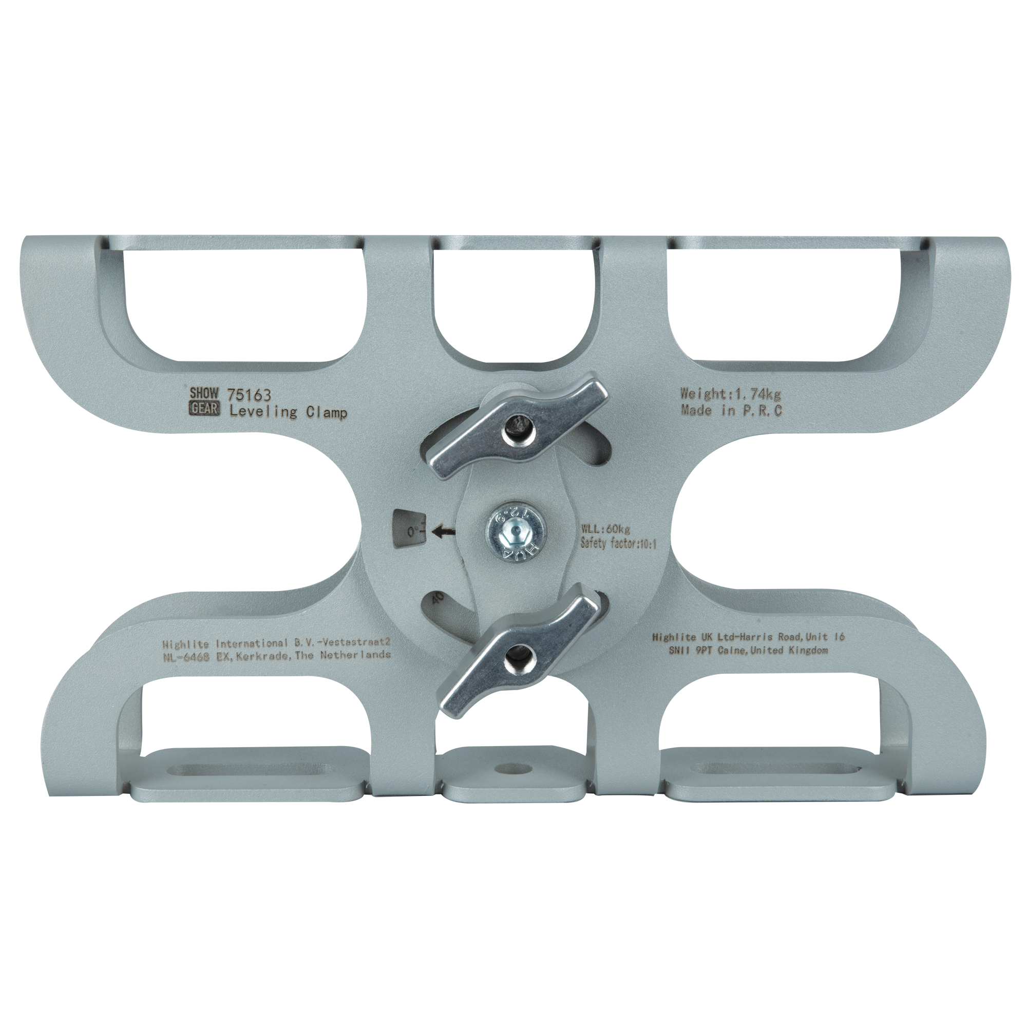 SHOWGEAR Levelling Clamp - Silver