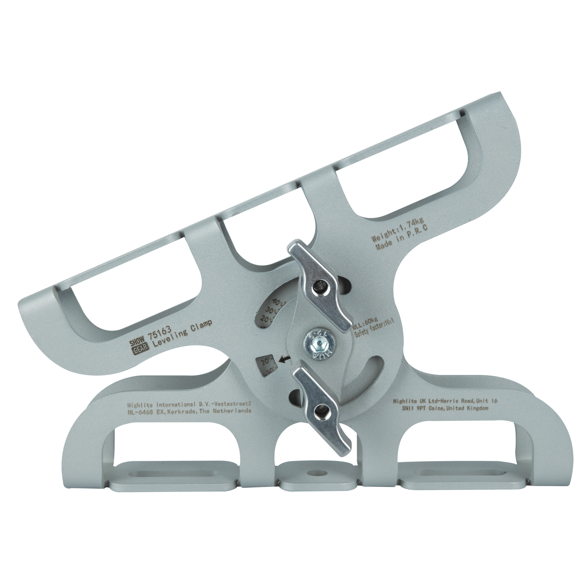 SHOWGEAR Levelling Clamp - Silver