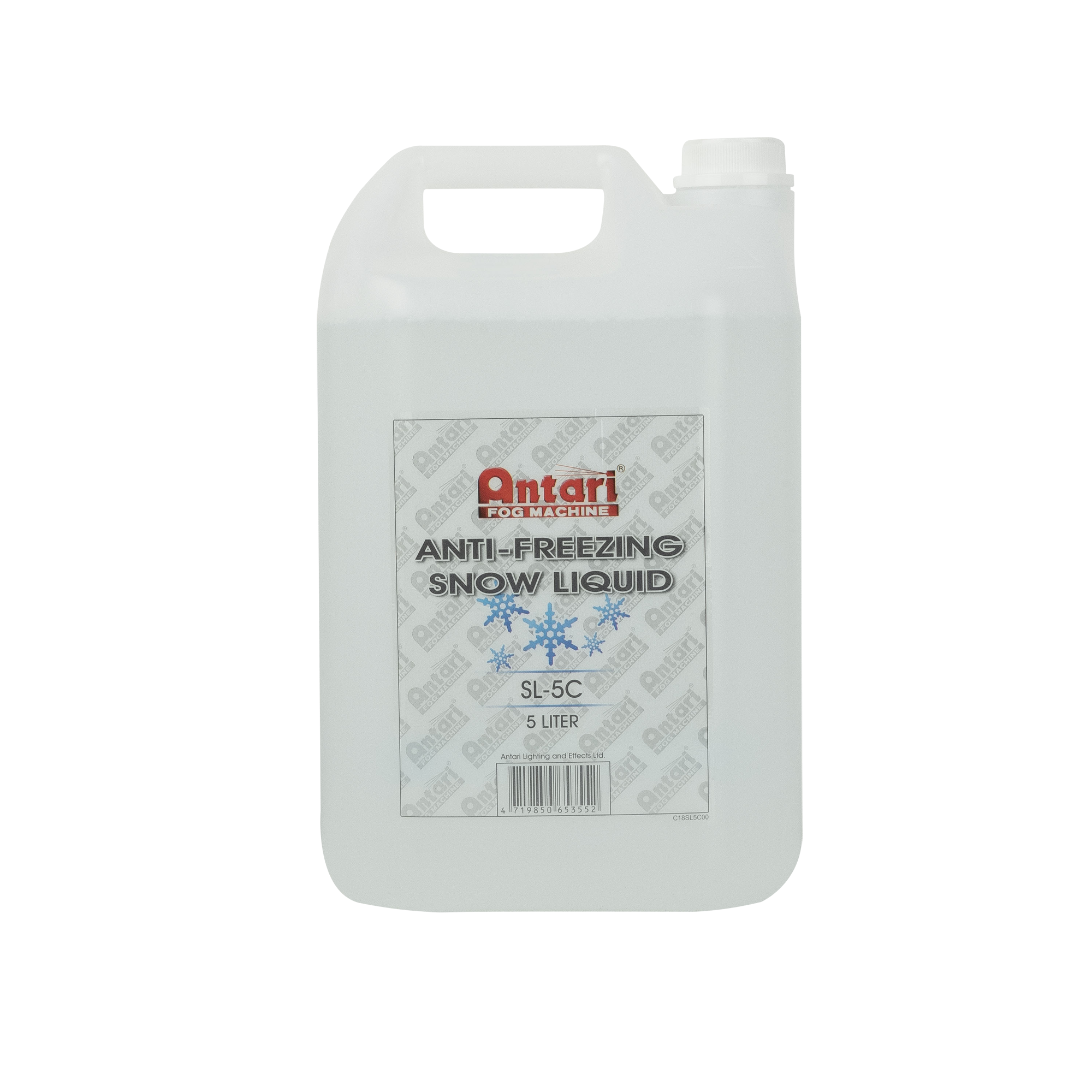 ANTARI SL-5C - Anti Freezing Snow Liquid 5 litri - pronto all'uso