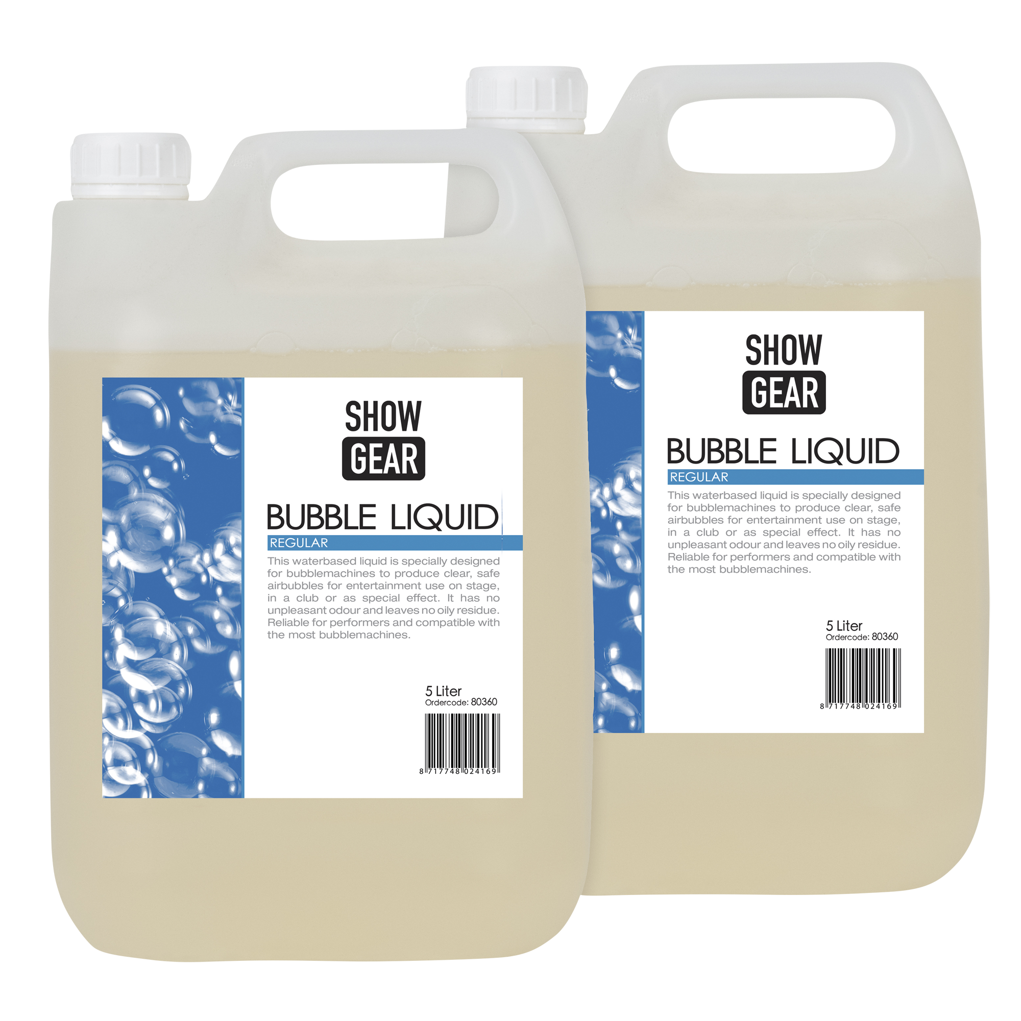 SHOWGEAR Bubble Liquid 5 litri - pronto all'uso