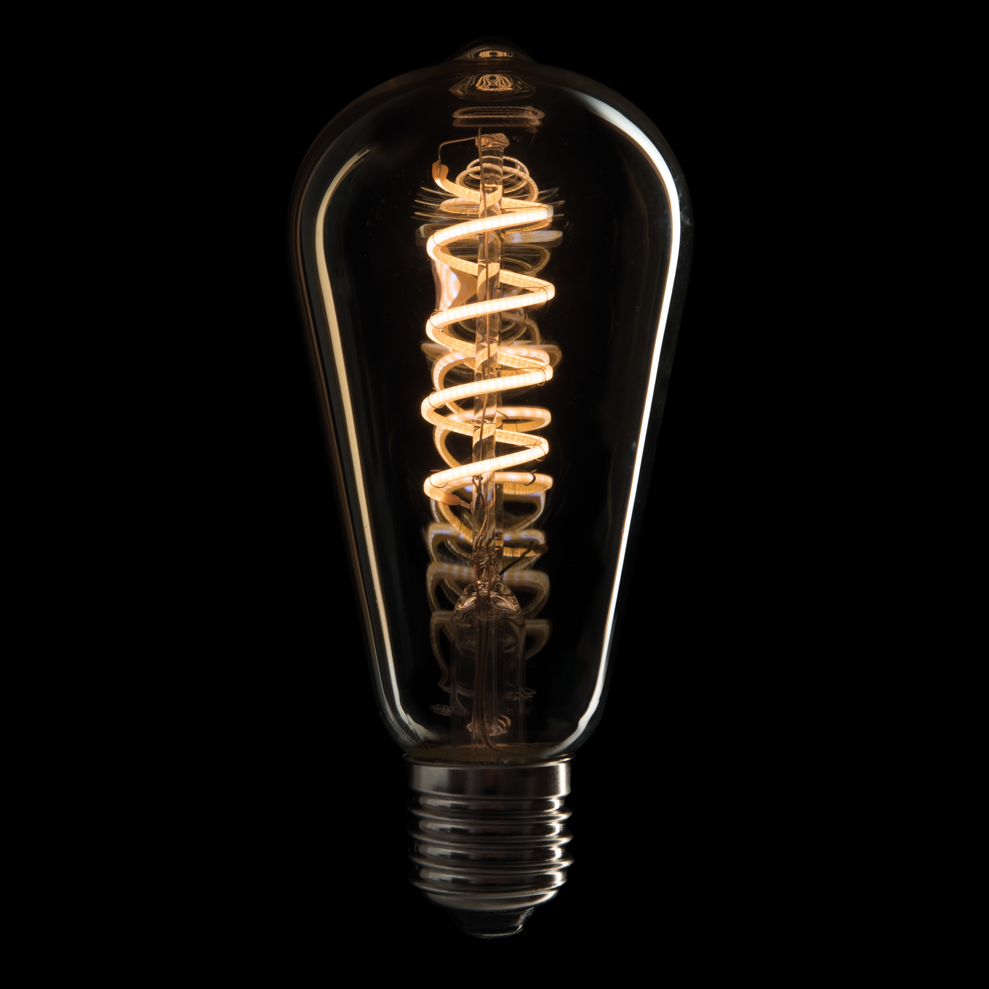 SHOWGEAR LED Filament Bulb E27 4 W - dimmerabile - copertura in vetro dorato