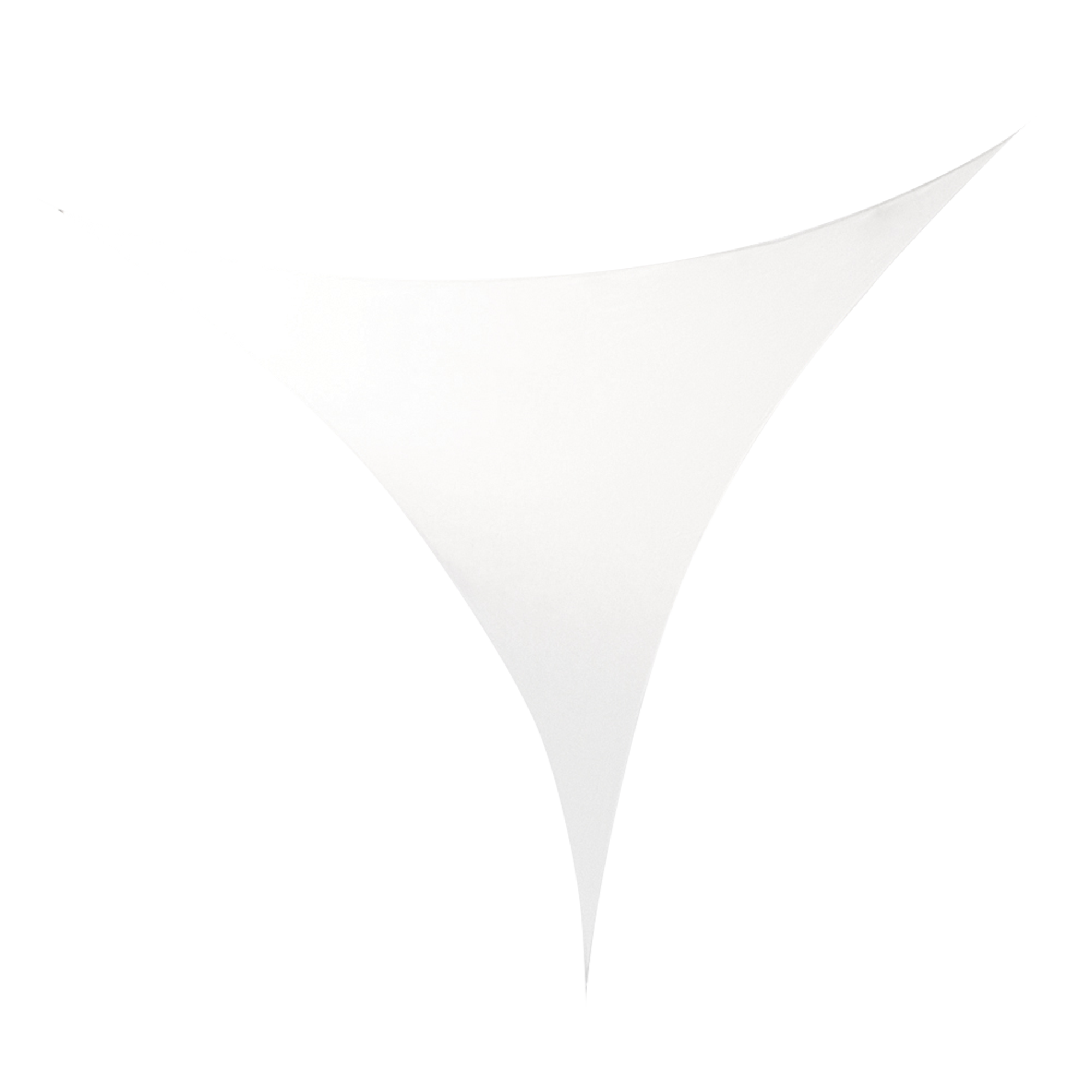 WENTEX Stretch Shape Triangle White 500cm x 250cm, colore bianco