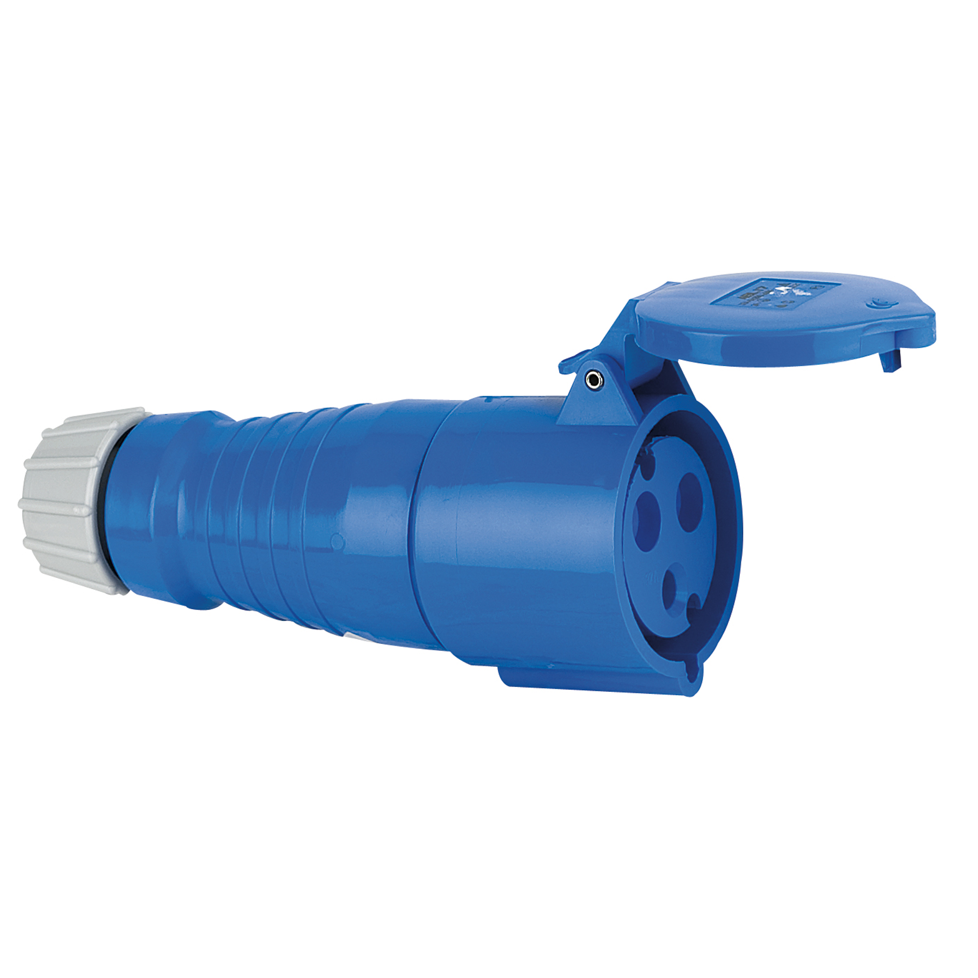 ABL CEE Form 32 A/3-pin Socket female Alloggiamento blu
