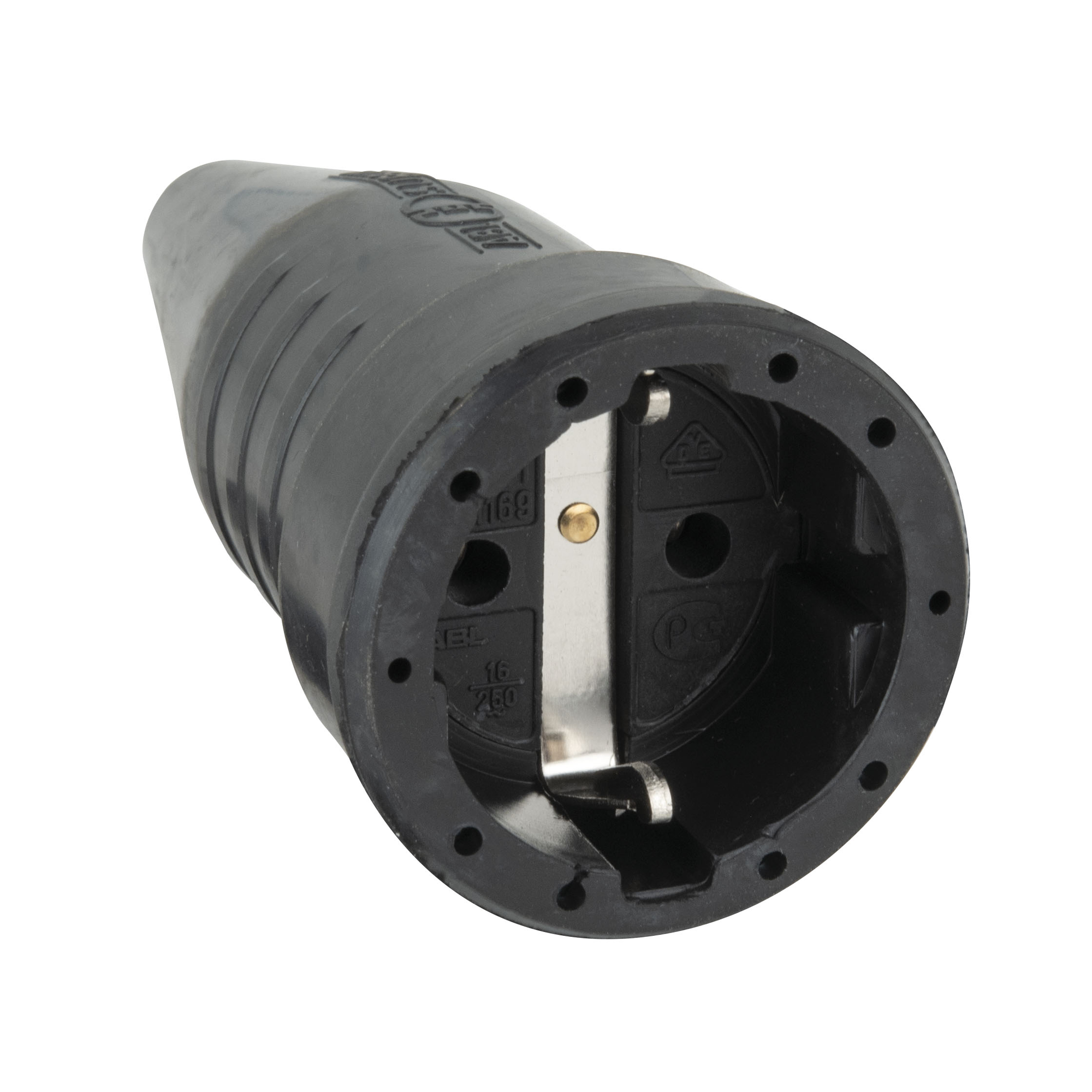 ABL Rubber Schuko Connector Female 240 V - CEE 7/VII