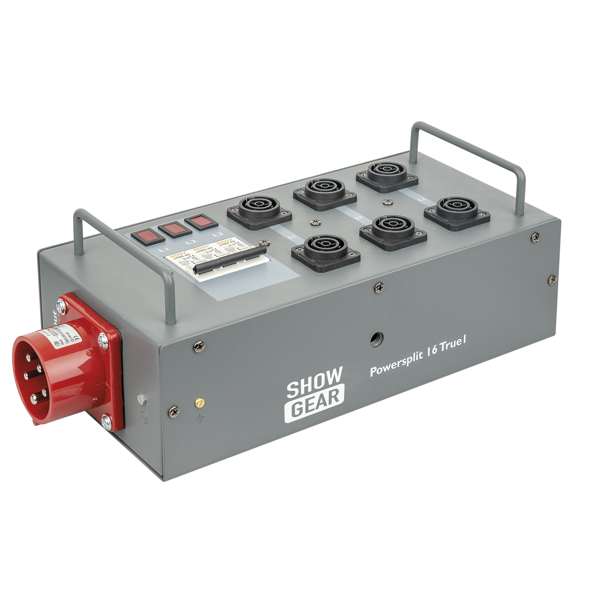 SHOWGEAR Power Split 16 True CEE 16 A Powersplit con fusibile - CEE a ProPower True1