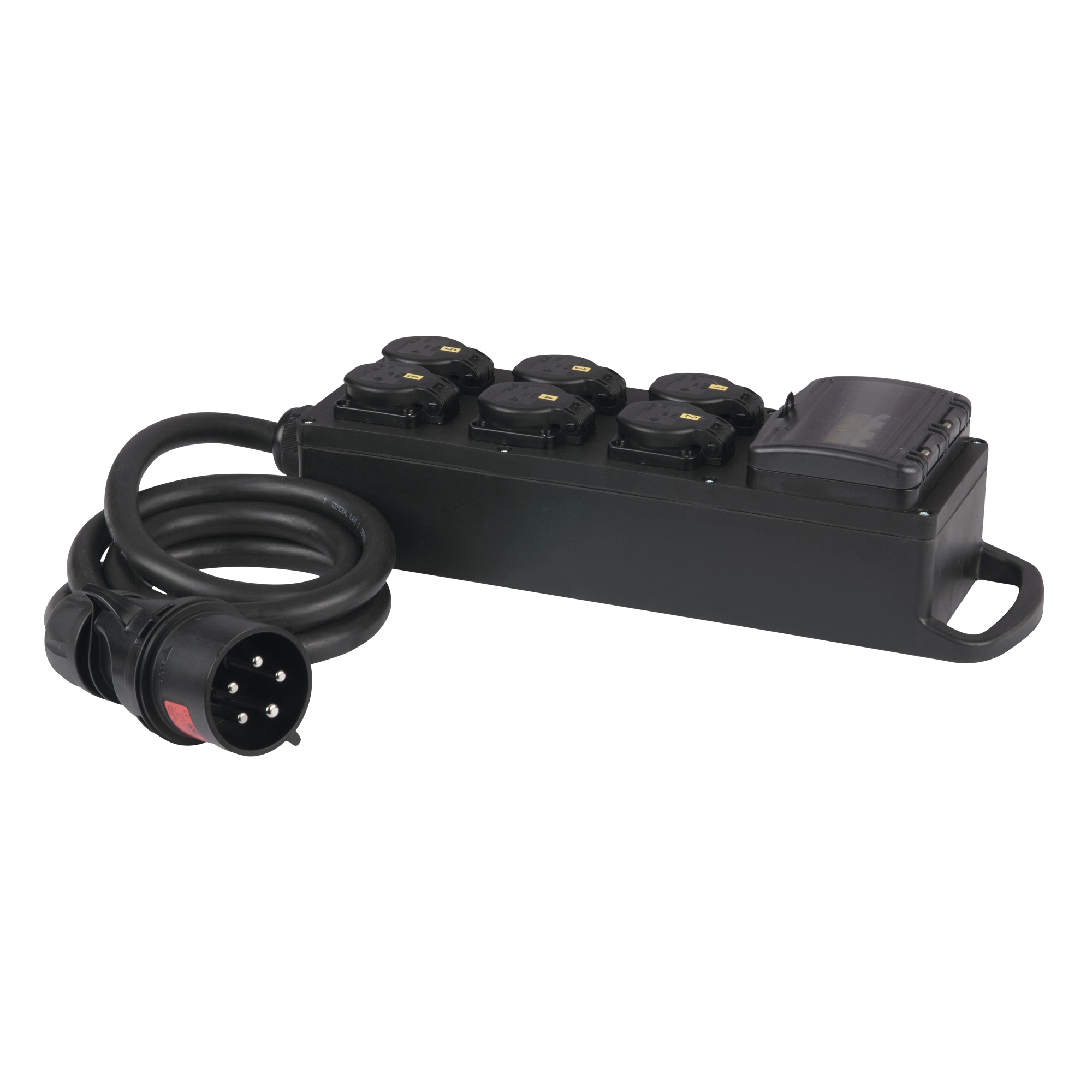 PCE MPD-616 Power Splitter CEE 32 A 6x Presa Schuko, tipo F