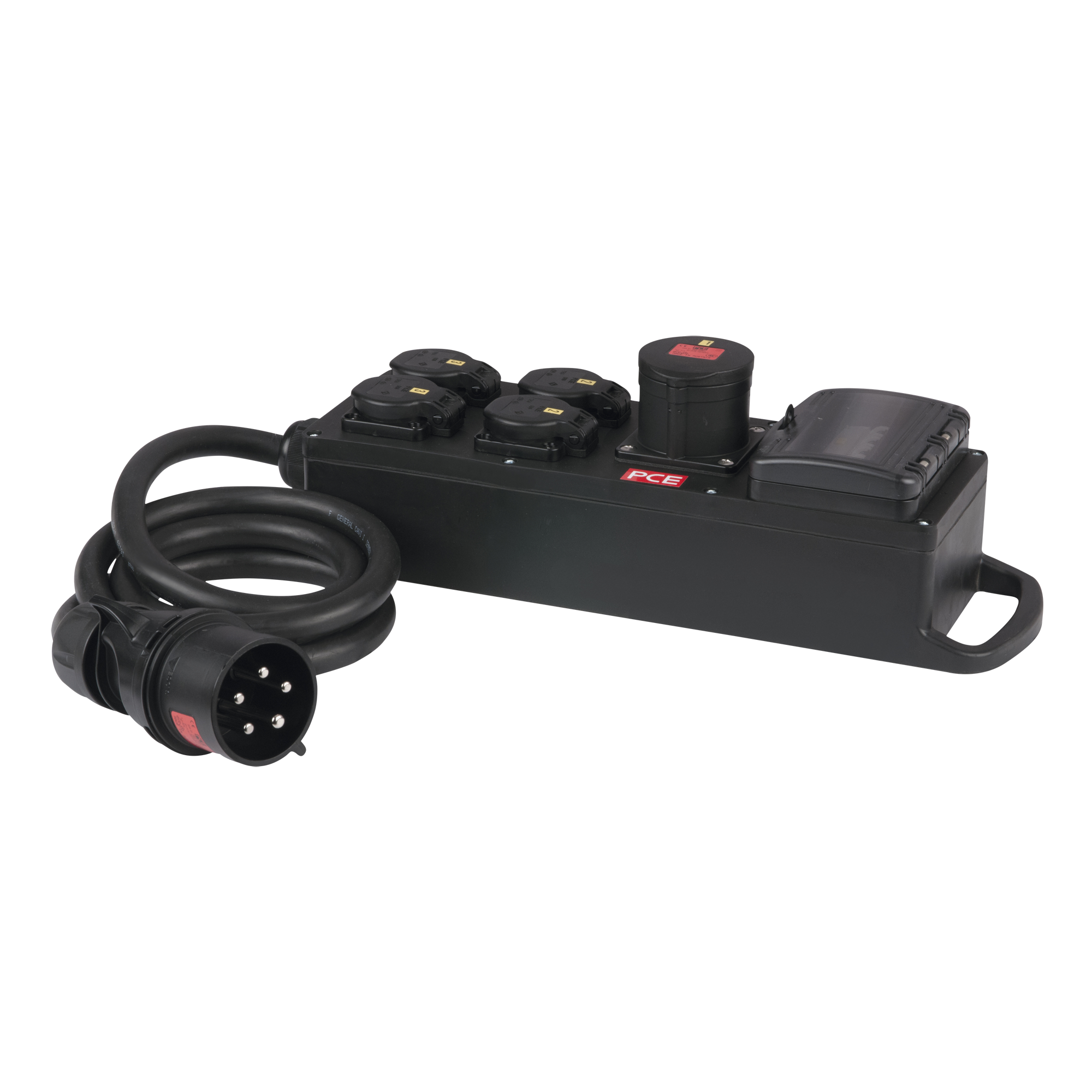 PCE MPD-416CEE Power Splitter CEE 32 A 4x Schuko - 1x CEE 16 A 5P