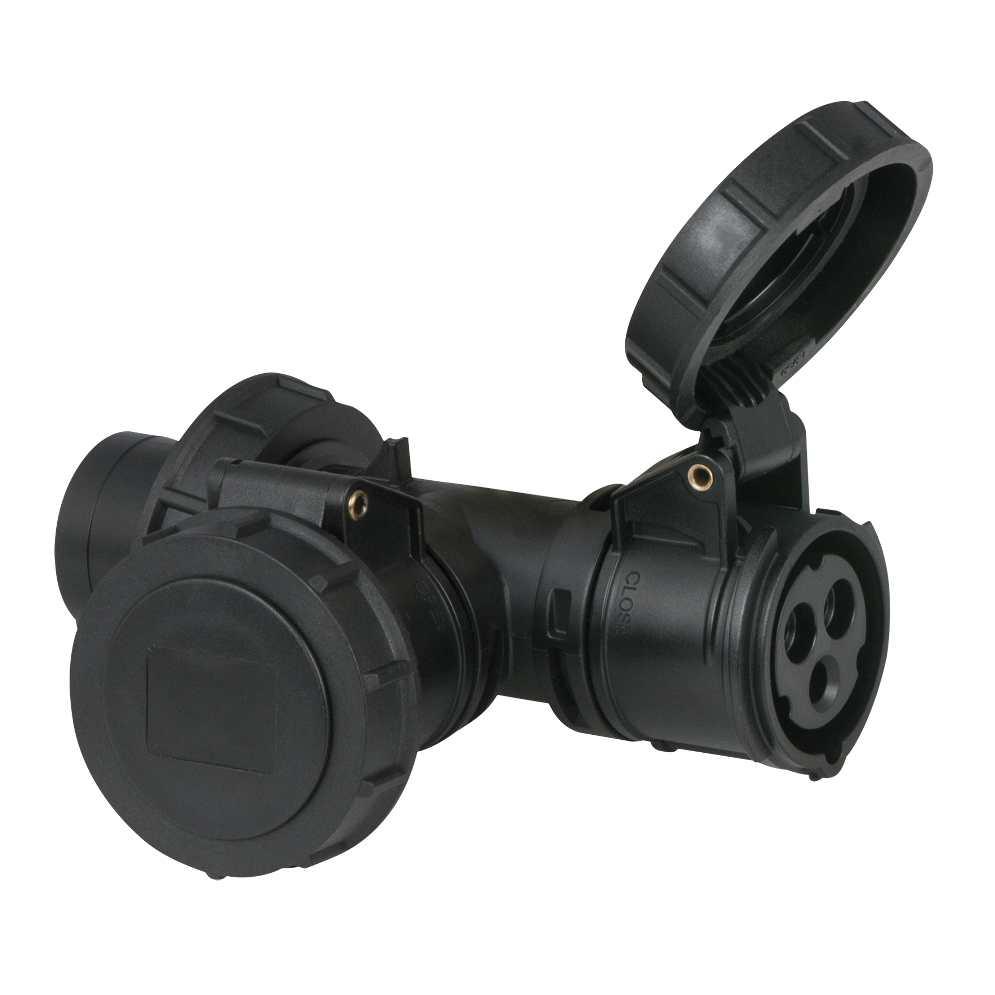 PCE T-connect 2 Way 16/3 - Plug 16/3 CEE IP67