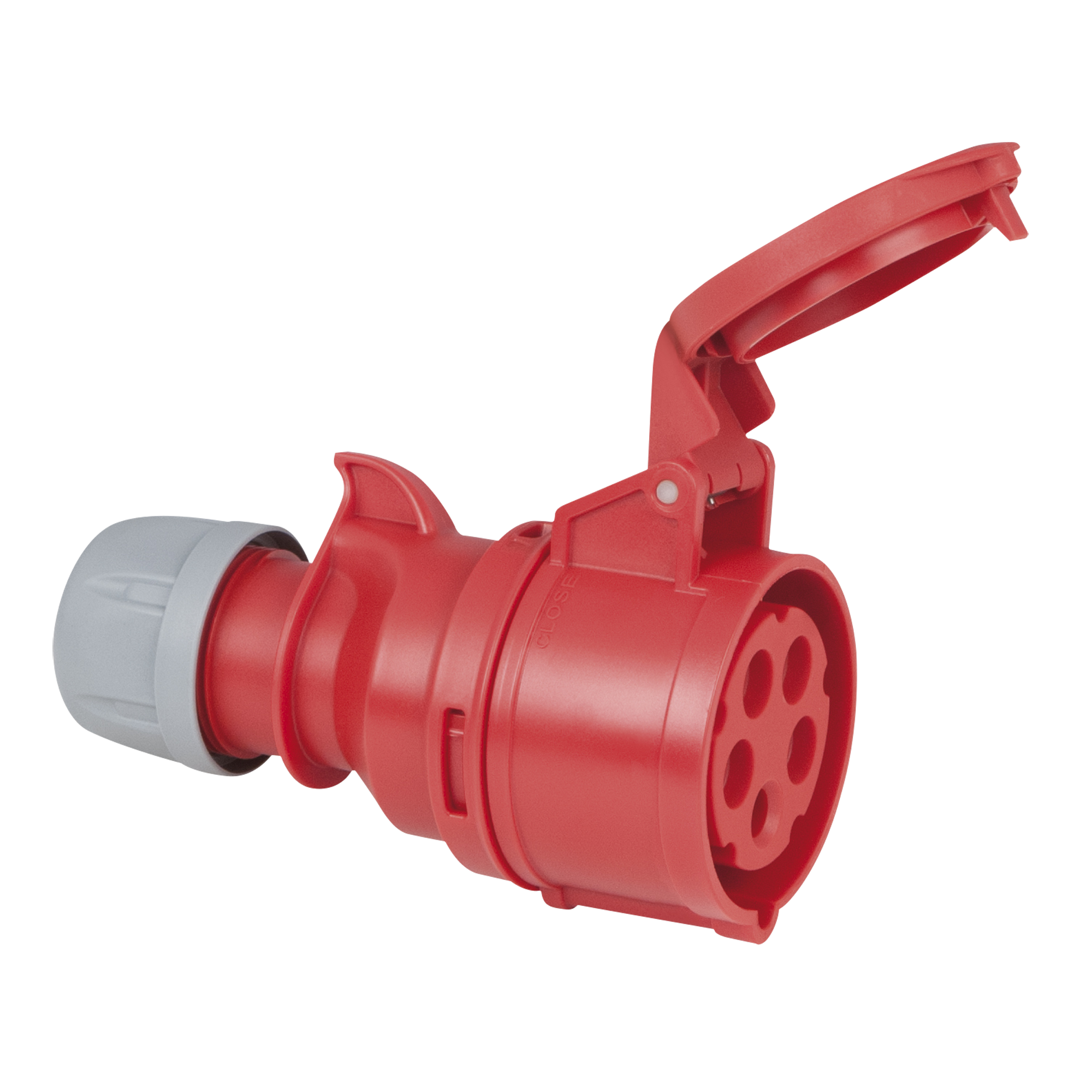 PCE CEE 16 A/400 V 5-pin Plug female Rosso - IP44