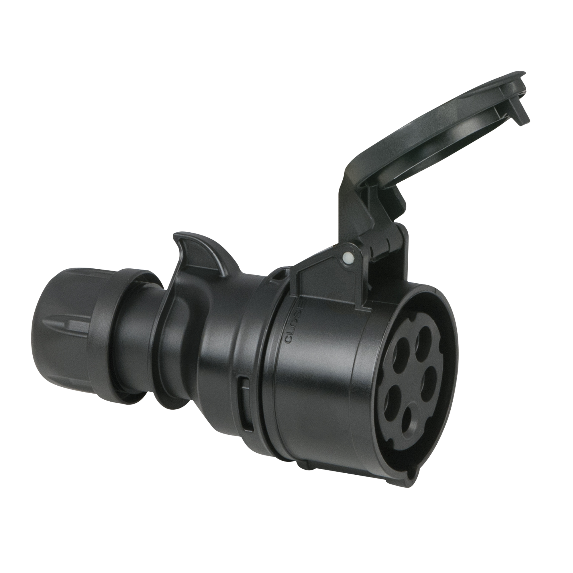 PCE CEE 16 A/400 V 5-pin Plug female Nero - Turbo |Twist - IP44