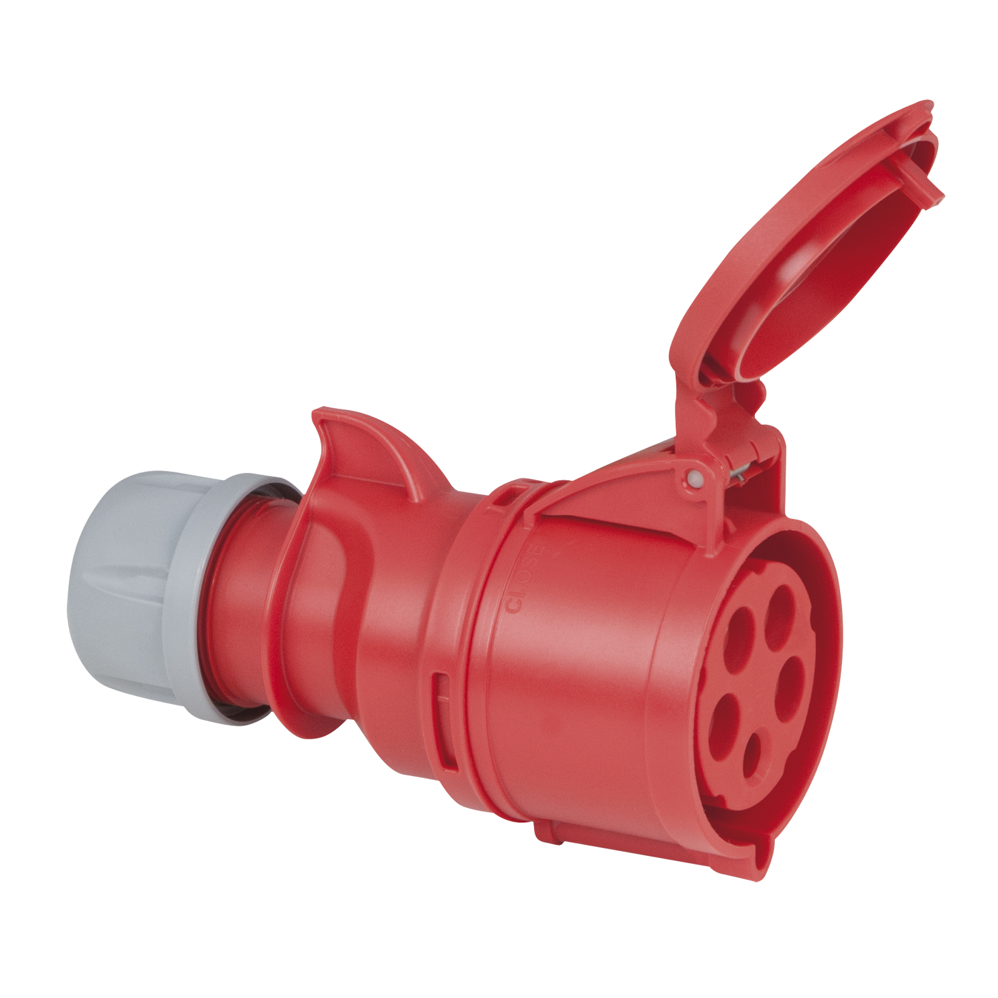 PCE CEE 32 A/400 V 5-pin Plug female Rosso - IP44