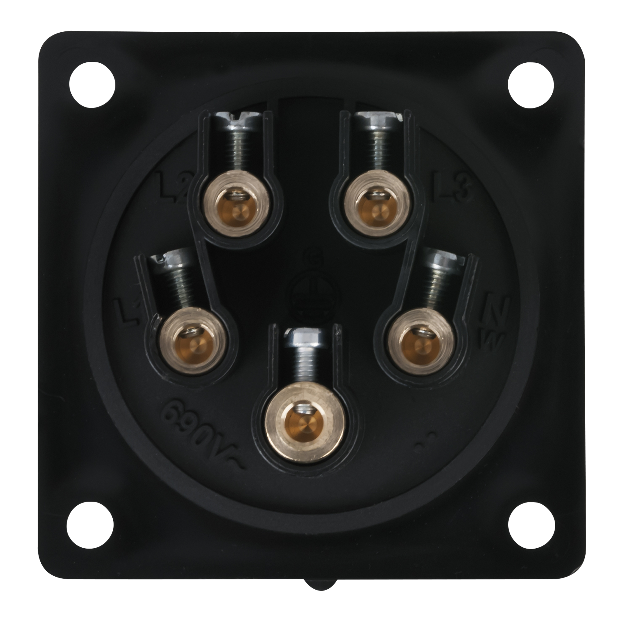 PCE CEE 16 A/400 V 5-pin Socket female Nero - IP44