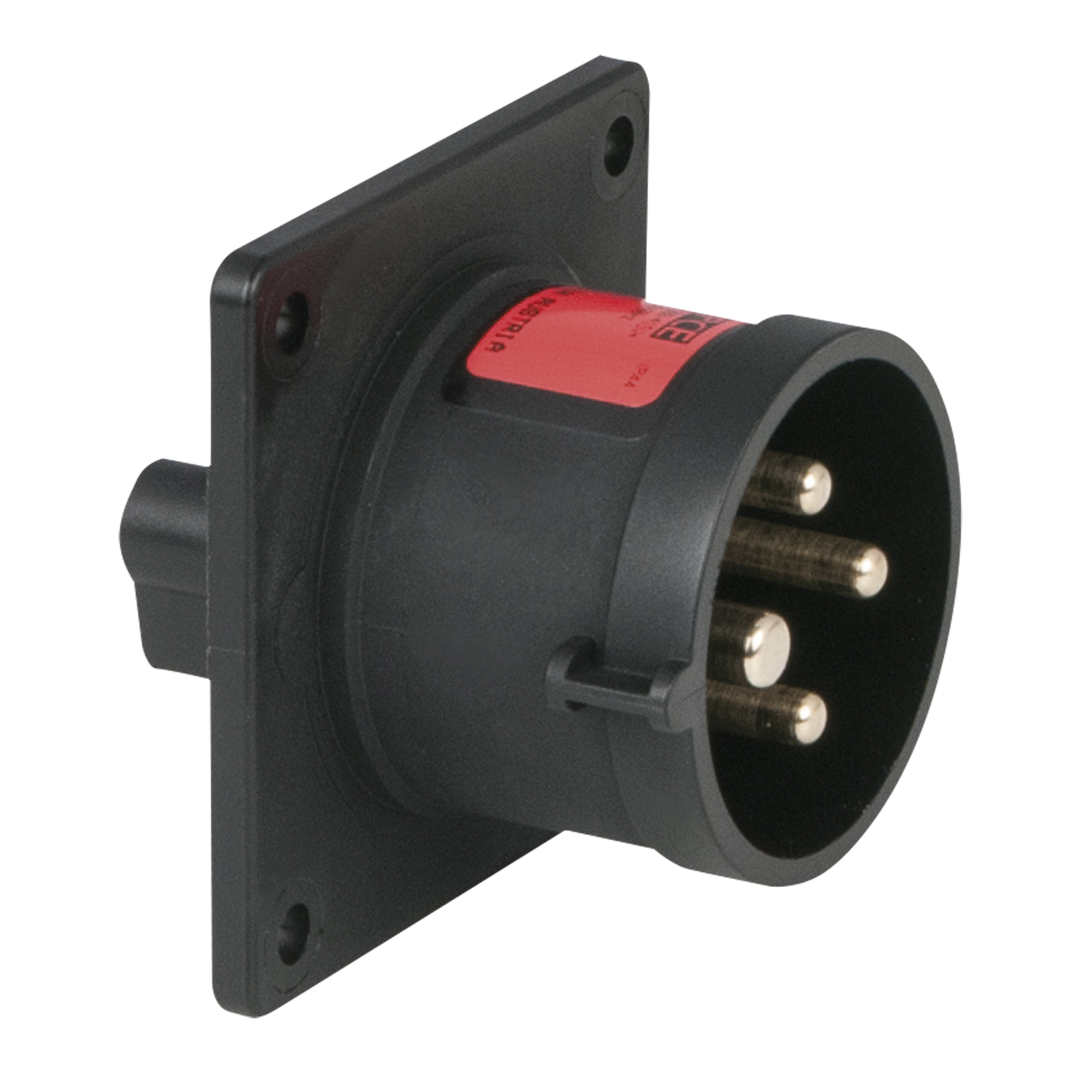 PCE CEE 16 A/400 V 4-pin Socket male Nero - IP44