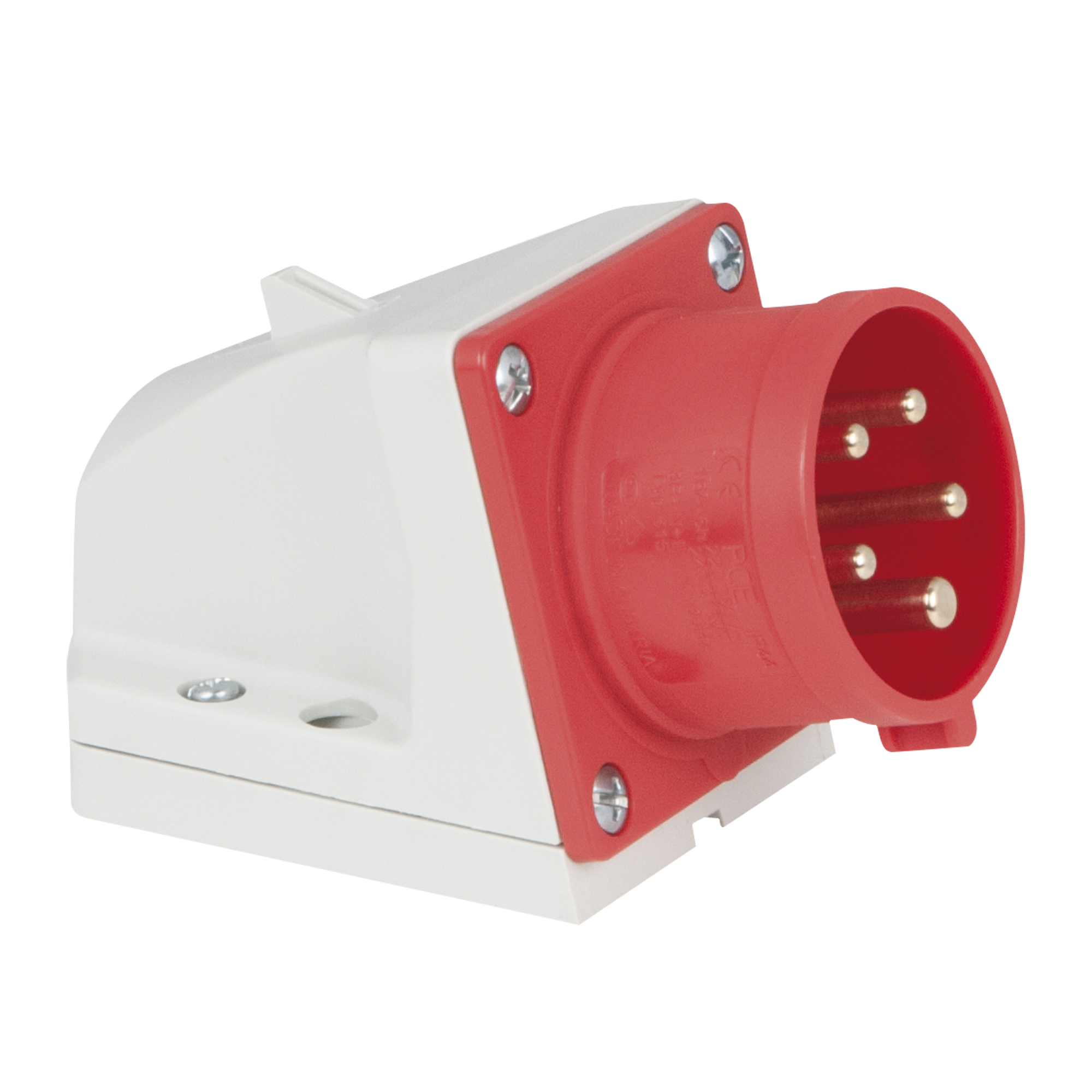 PCE CEE 16 A/400 V 5P Wallmount - male Rosso - IP44