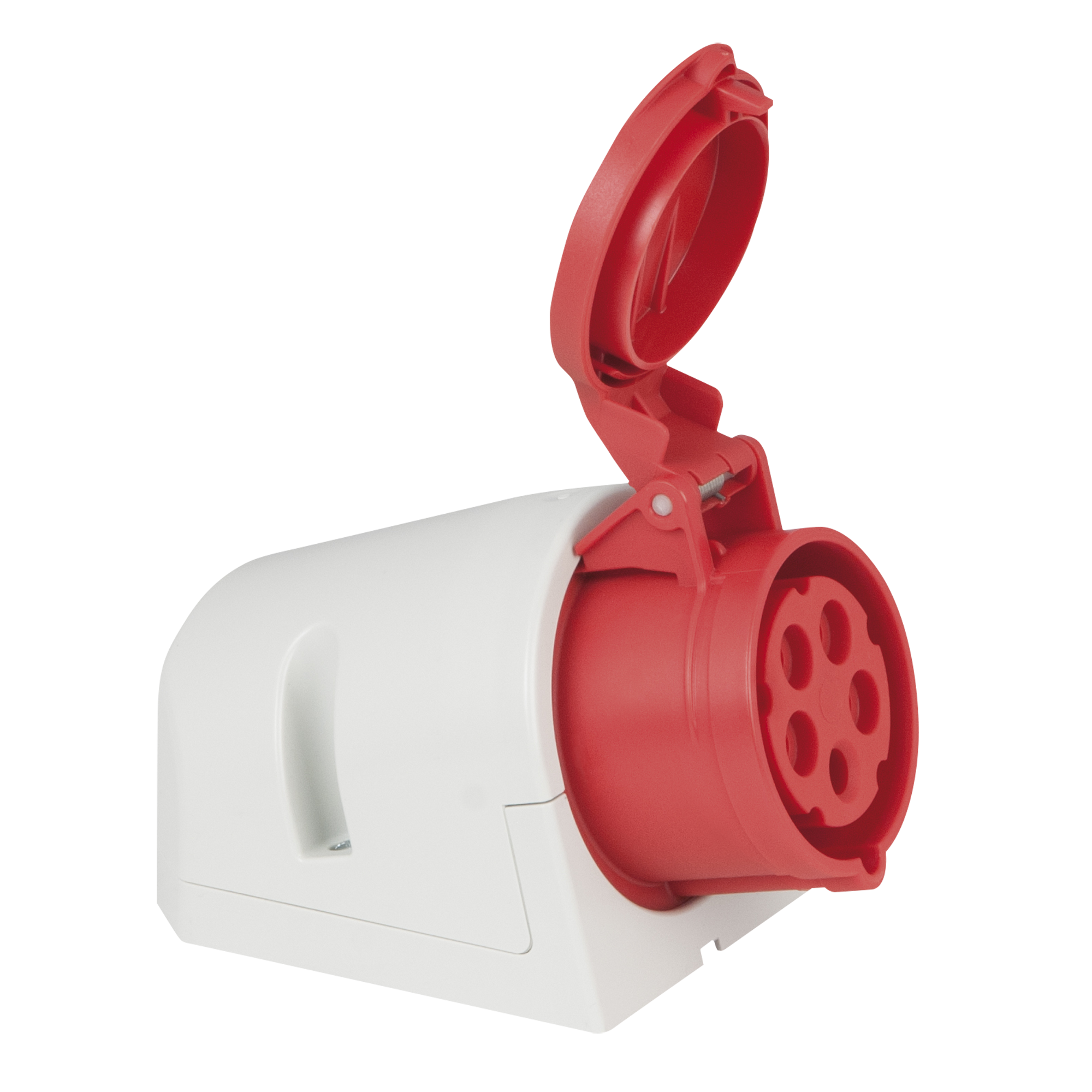 PCE CEE 16 A/400 V 5P Wallmount - female Rosso - IP44