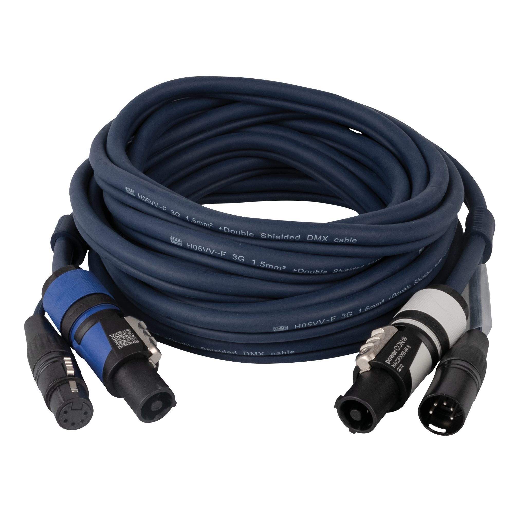 DAP Cavo Hybrid FP18 - powerCON & 5-pin XLR
