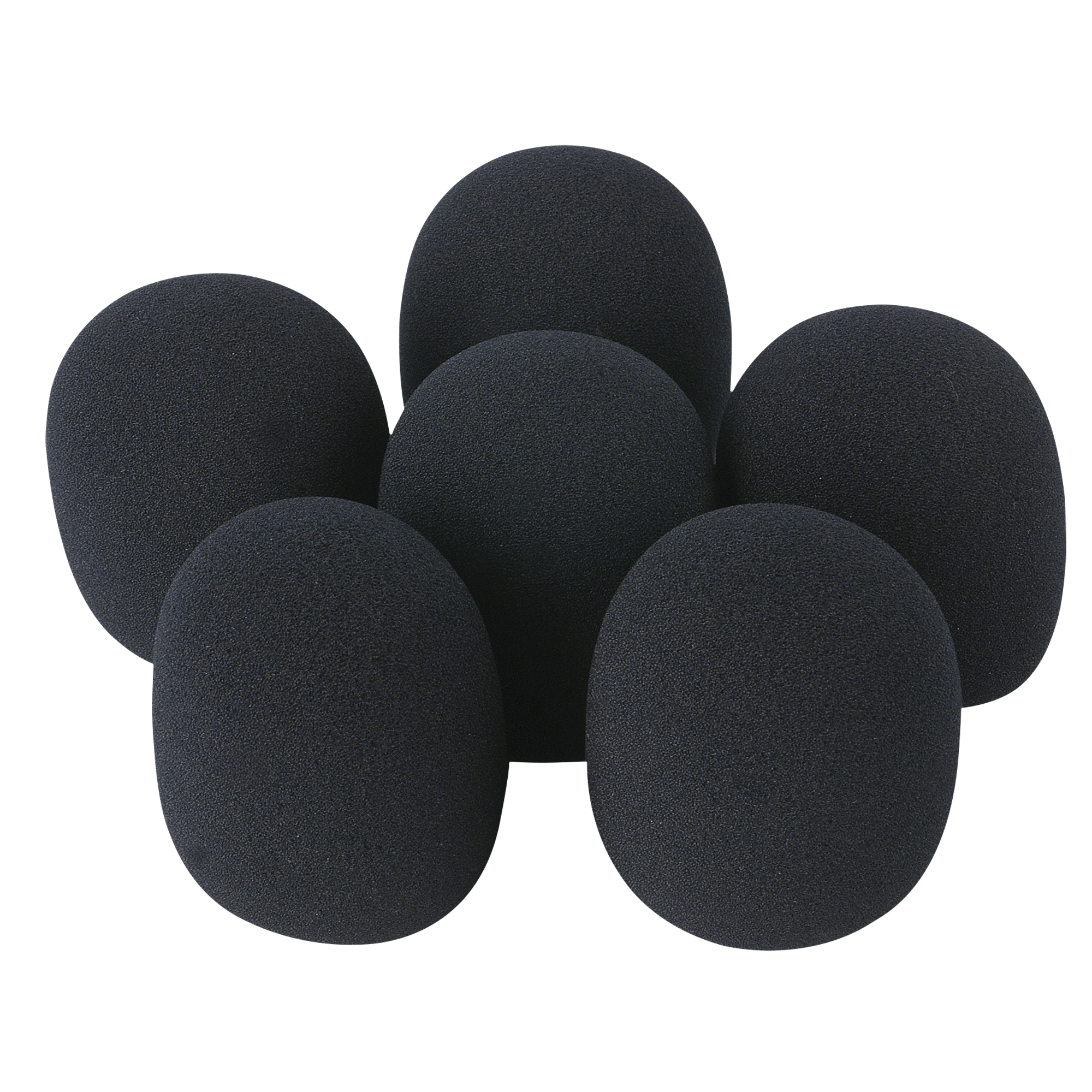 SHOWGEAR DWS-66 - Mic. Wind Screen Set 6 pezzi - Nero