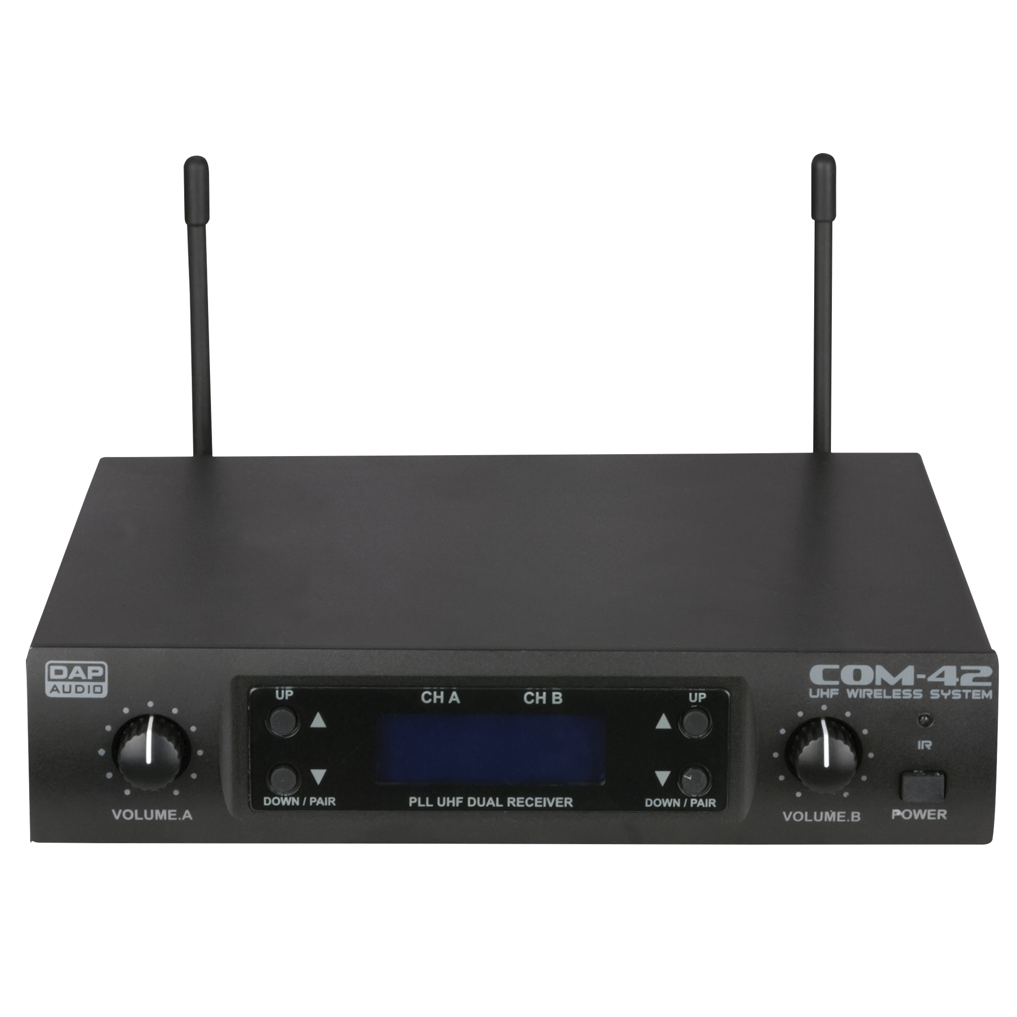 DAP COM-42 Set microfono wireless UHF, 2 canali