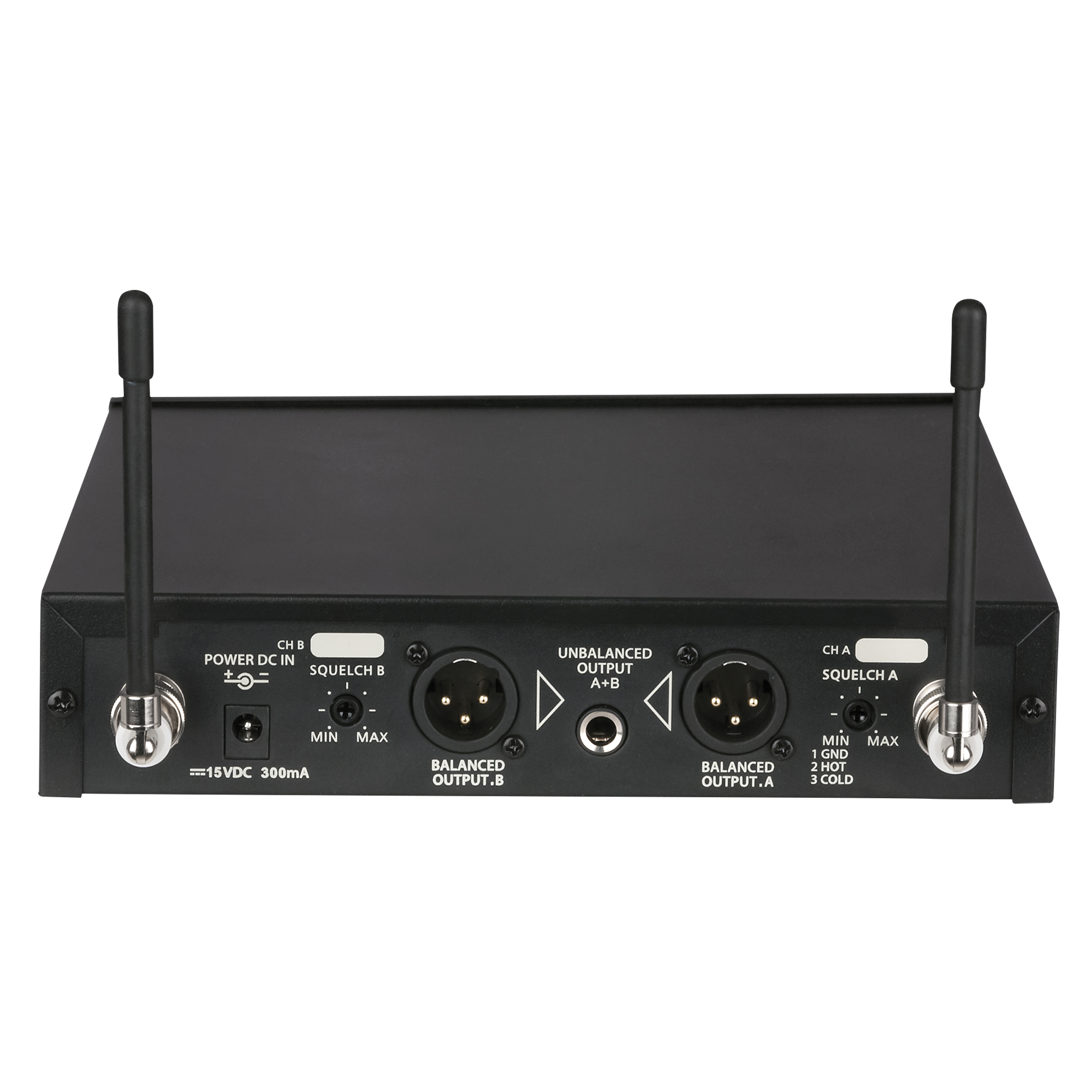 DAP COM-42 Set microfono wireless UHF, 2 canali