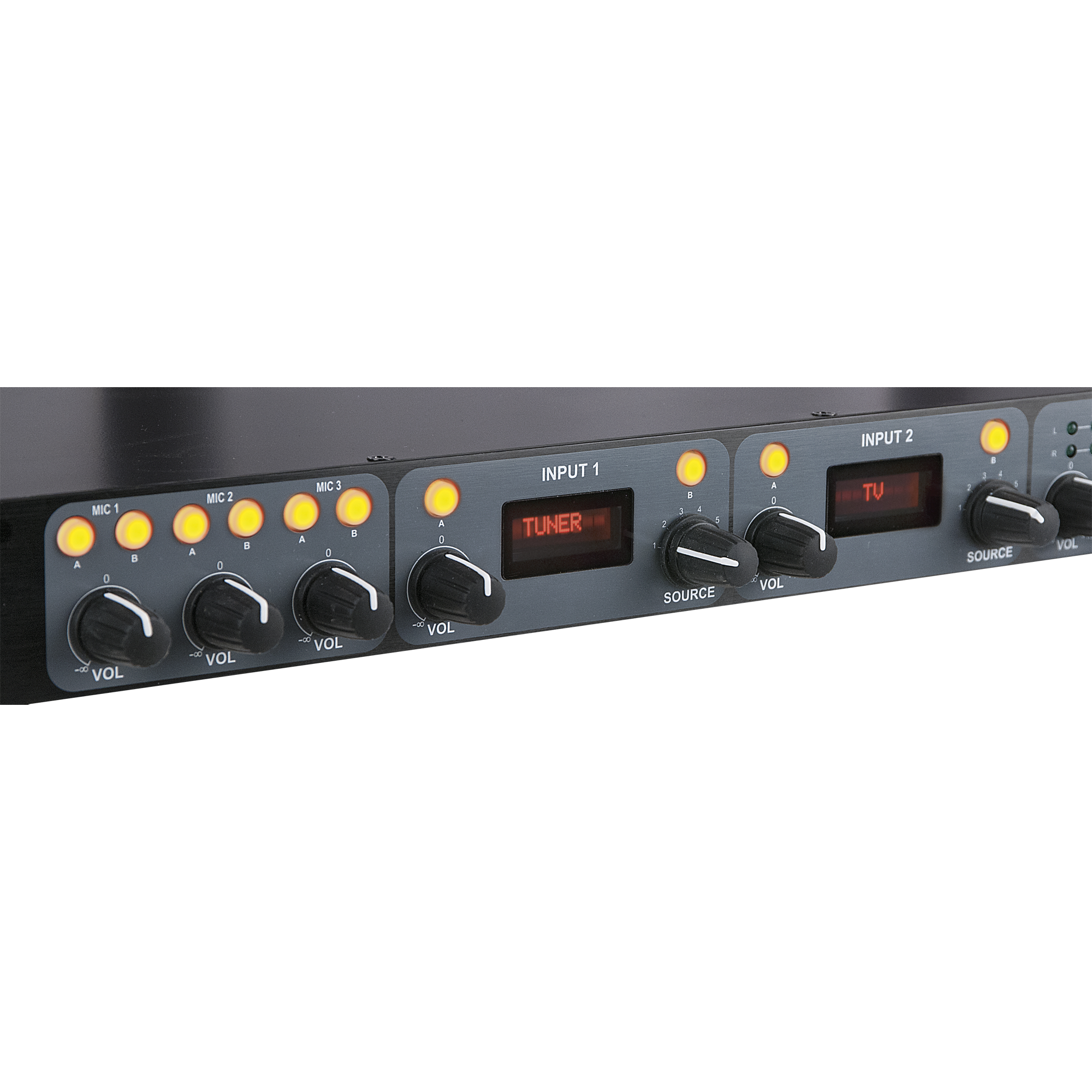 DAP Compact 9.2 Mixer installazione 1U 9 canali - 2 zone