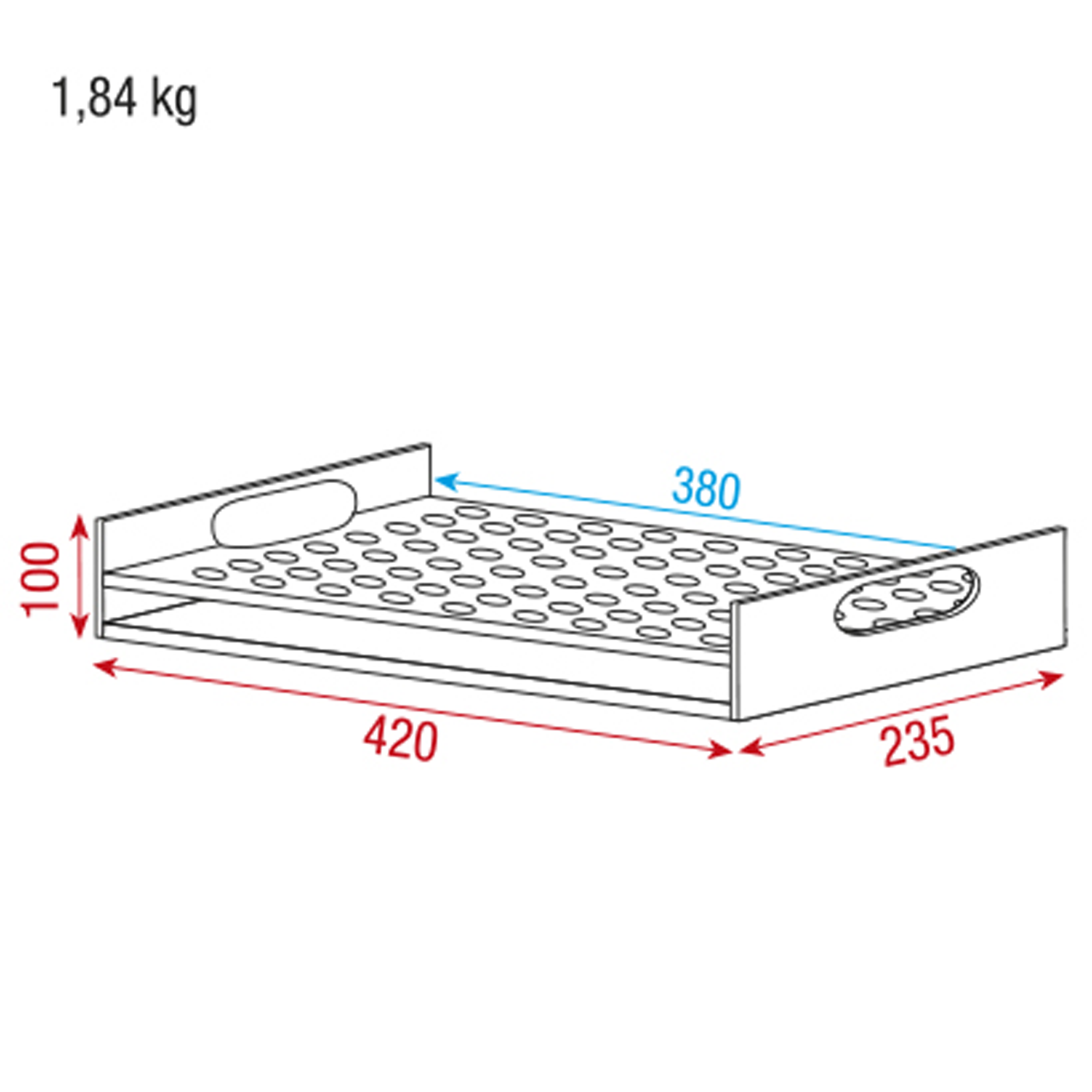 SHOWGEAR Extra Insert for 96-pin Inserto extra per 96 poli