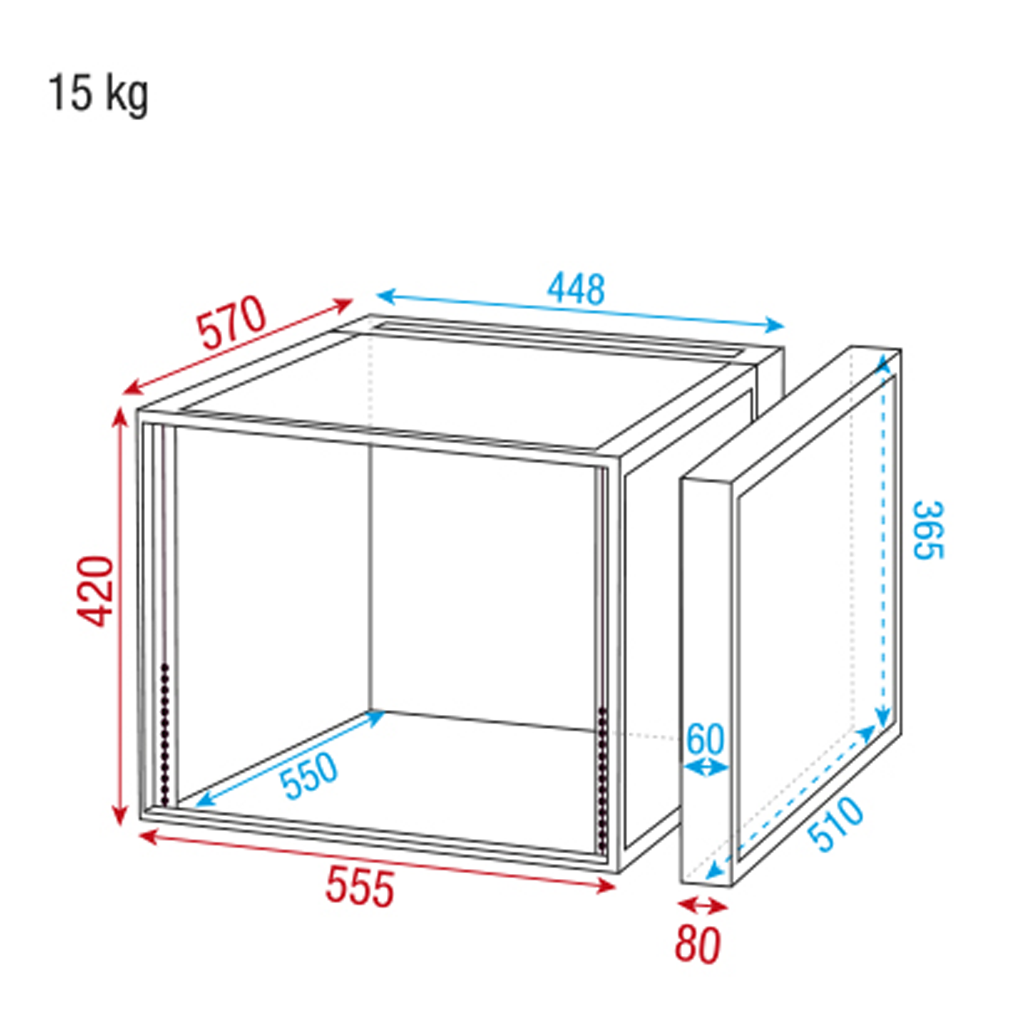SHOWGEAR Double Door Case
