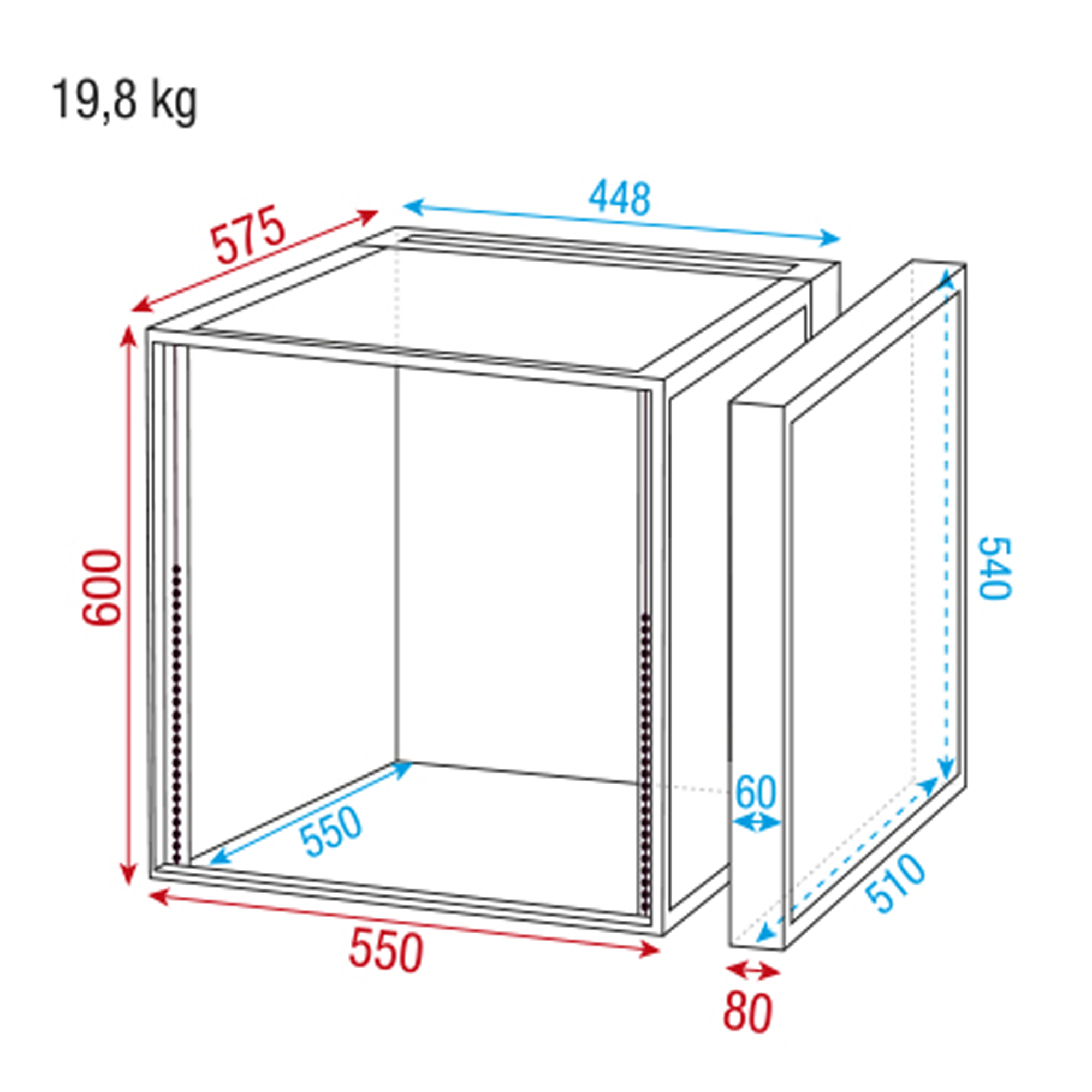 SHOWGEAR Double Door Case