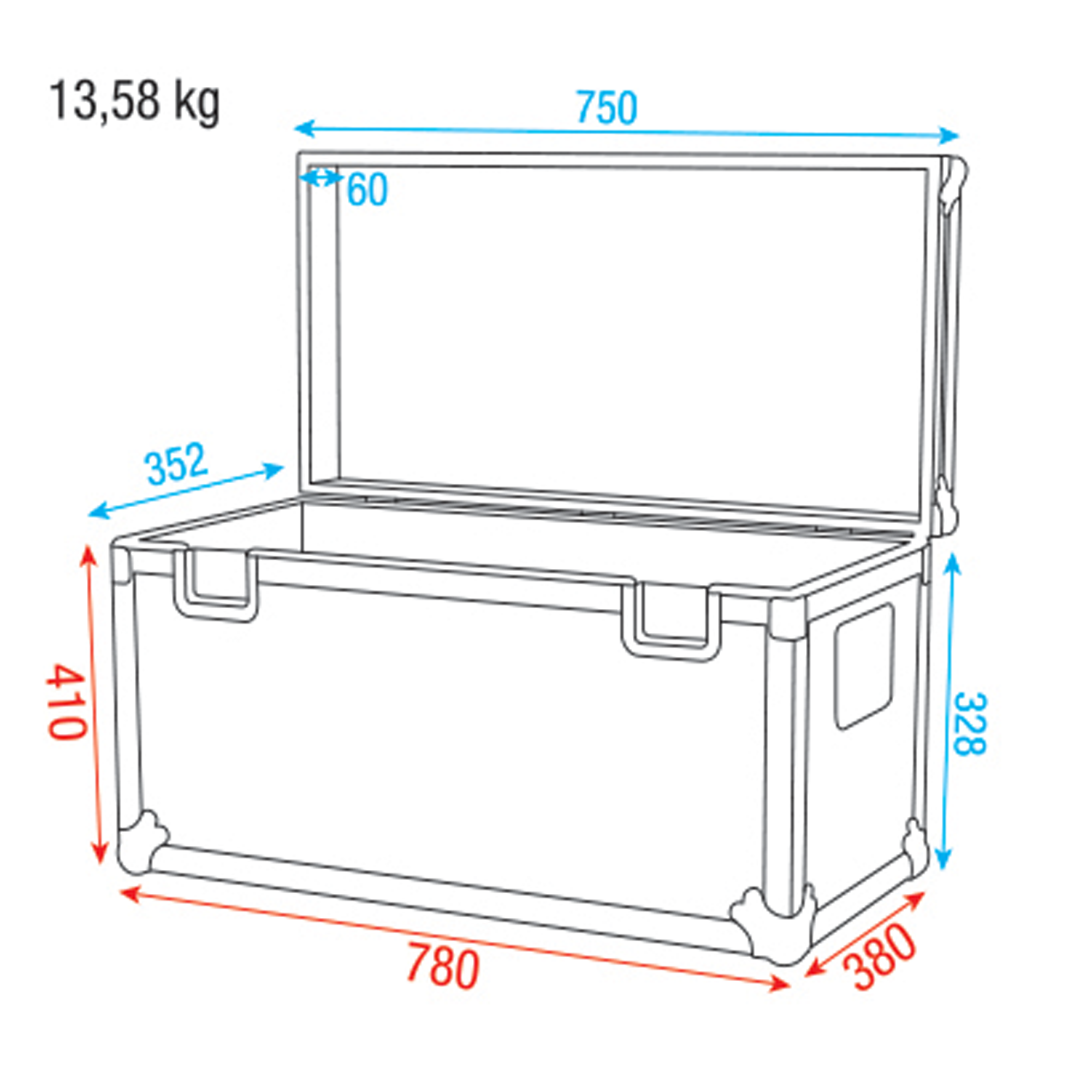 SHOWGEAR Stack Case 3 Baule impilabile 3