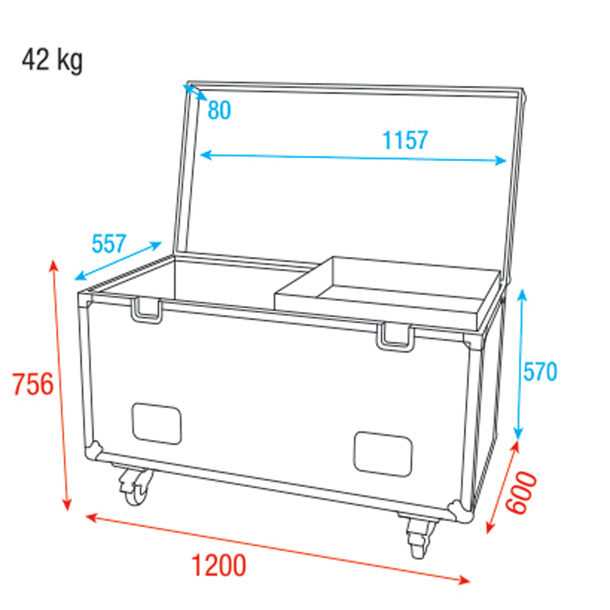 SHOWGEAR Multiflex Case 120 Linea Premium