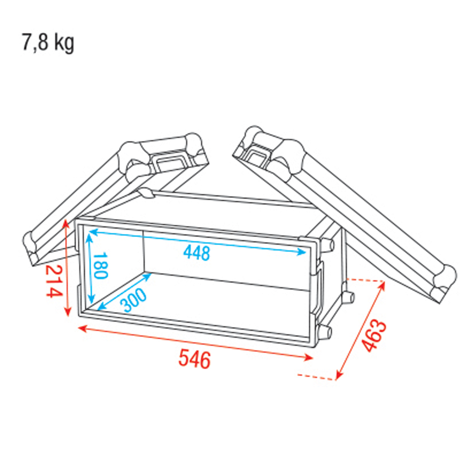 SHOWGEAR Flight case compatto per effetti