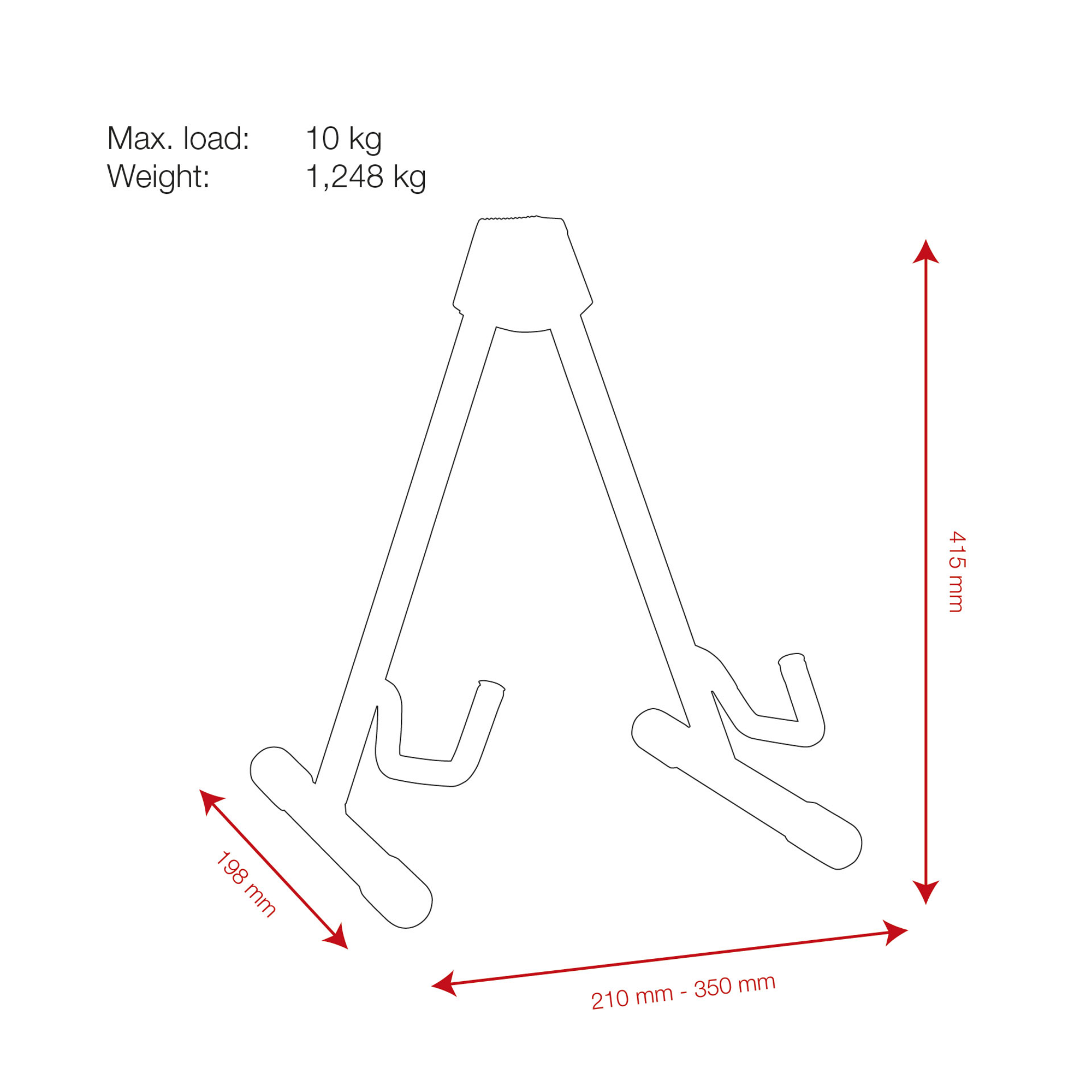 SHOWGEAR Acoustic Guitar Stand