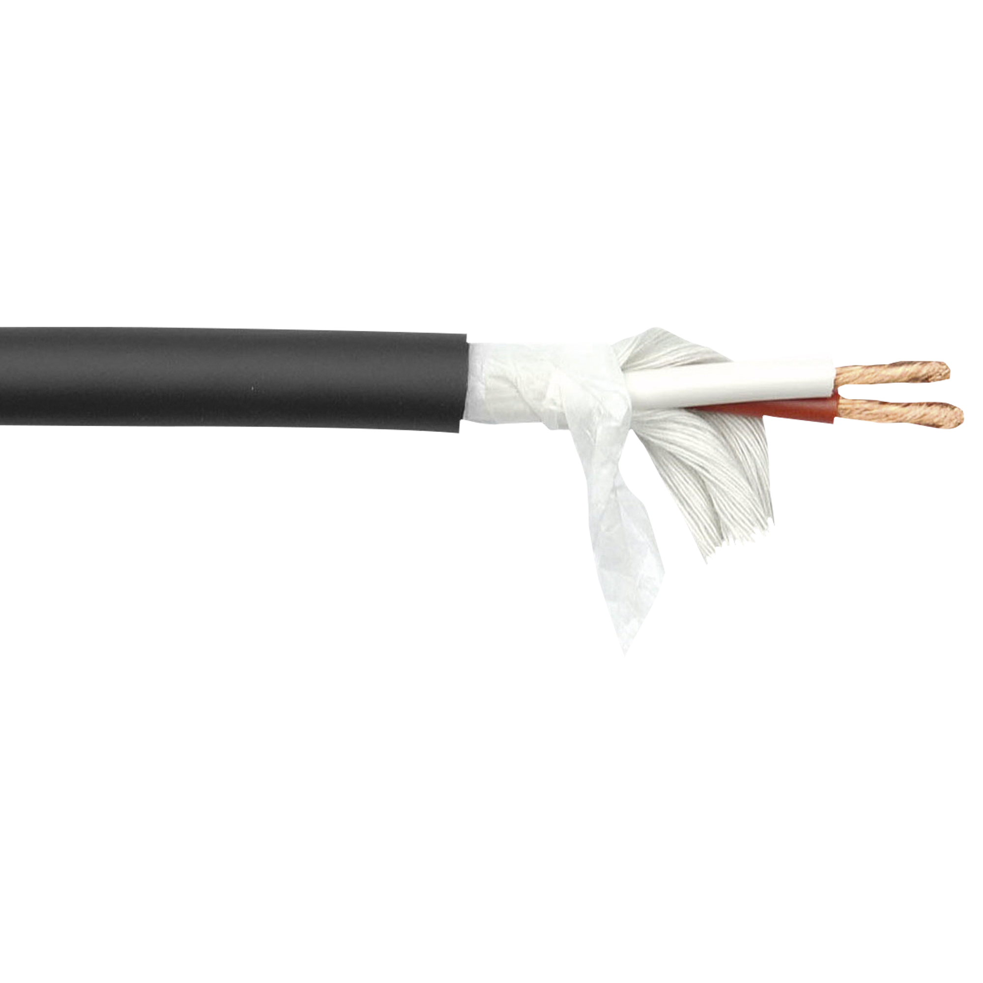 DAP SPK-240 Cavo altoparlante da palco 2 x 4 mm - 50 m su rocchetto - rivestimento nero