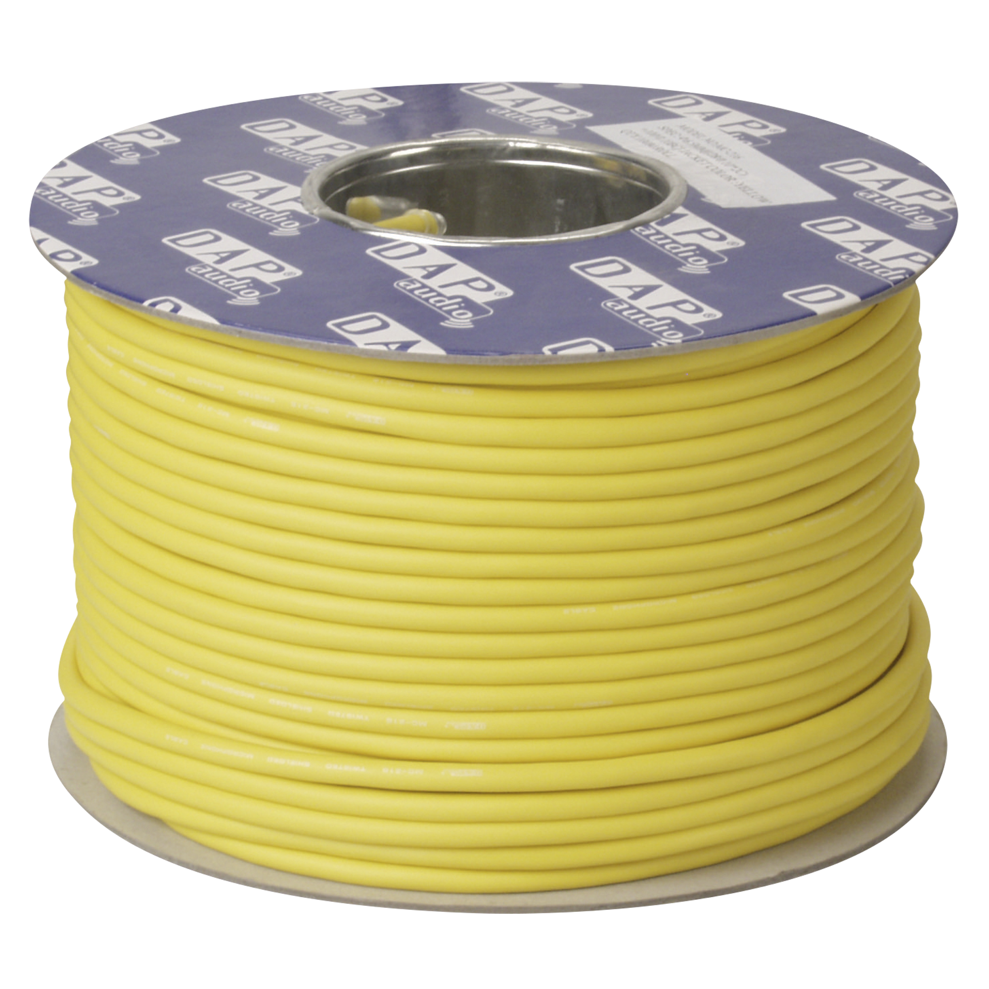 DAP MC-226 Isolamento doppio cavo microfono giallo - 100m su rocchetto