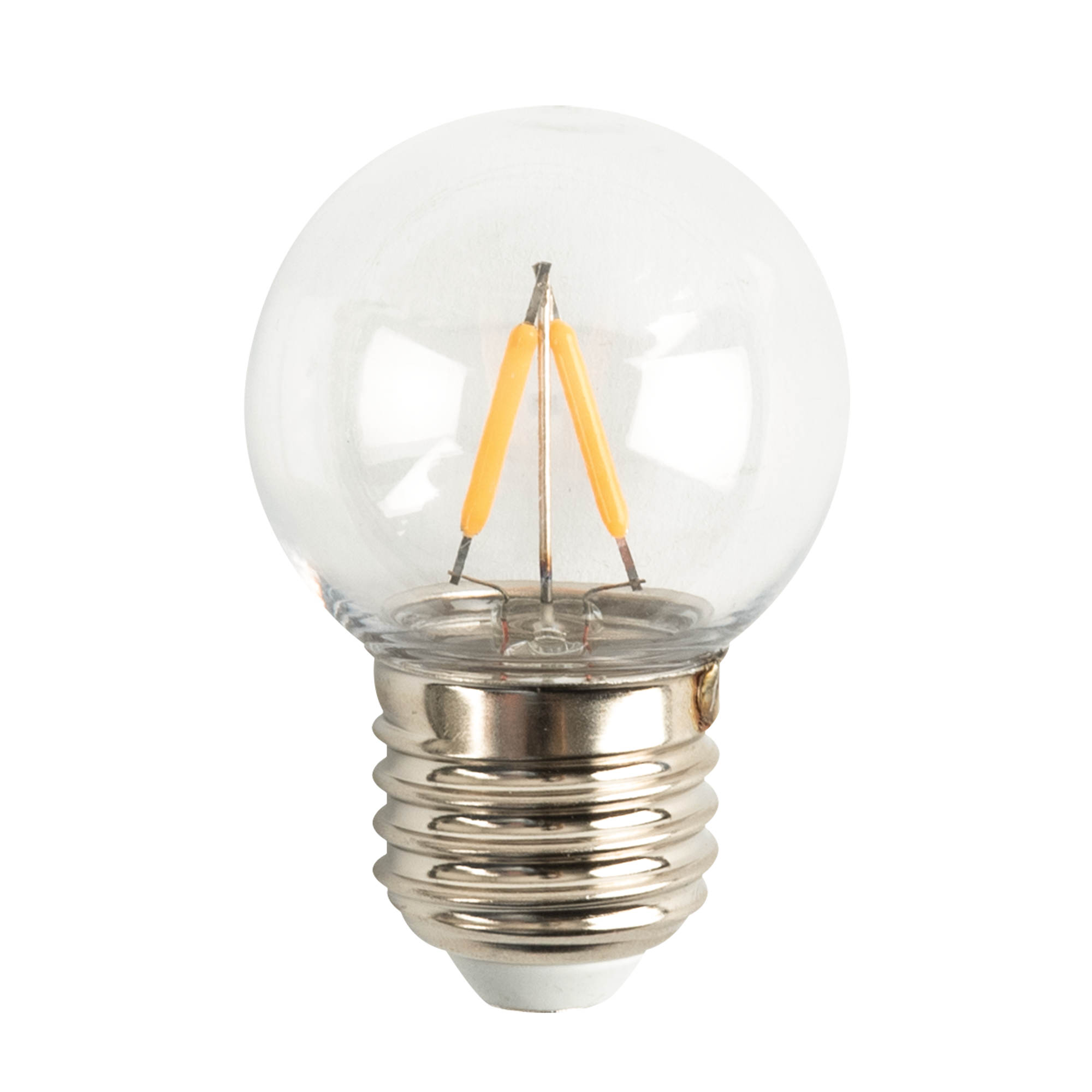 SHOWGEAR Lampadina LED G45 E27 - trasparente