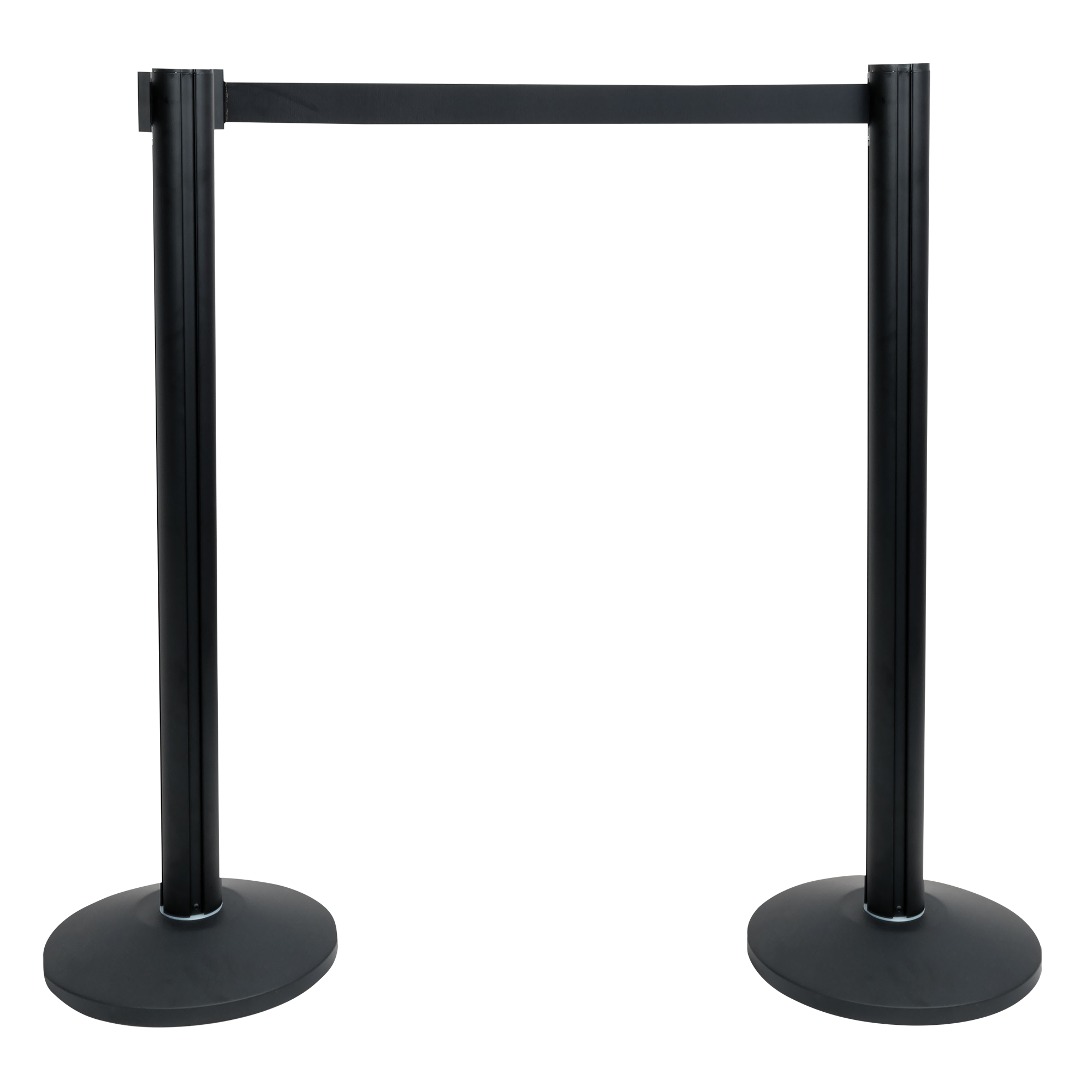 SHOWGEAR 2 m Adjustable Crowd Barrier PRO Set, nero