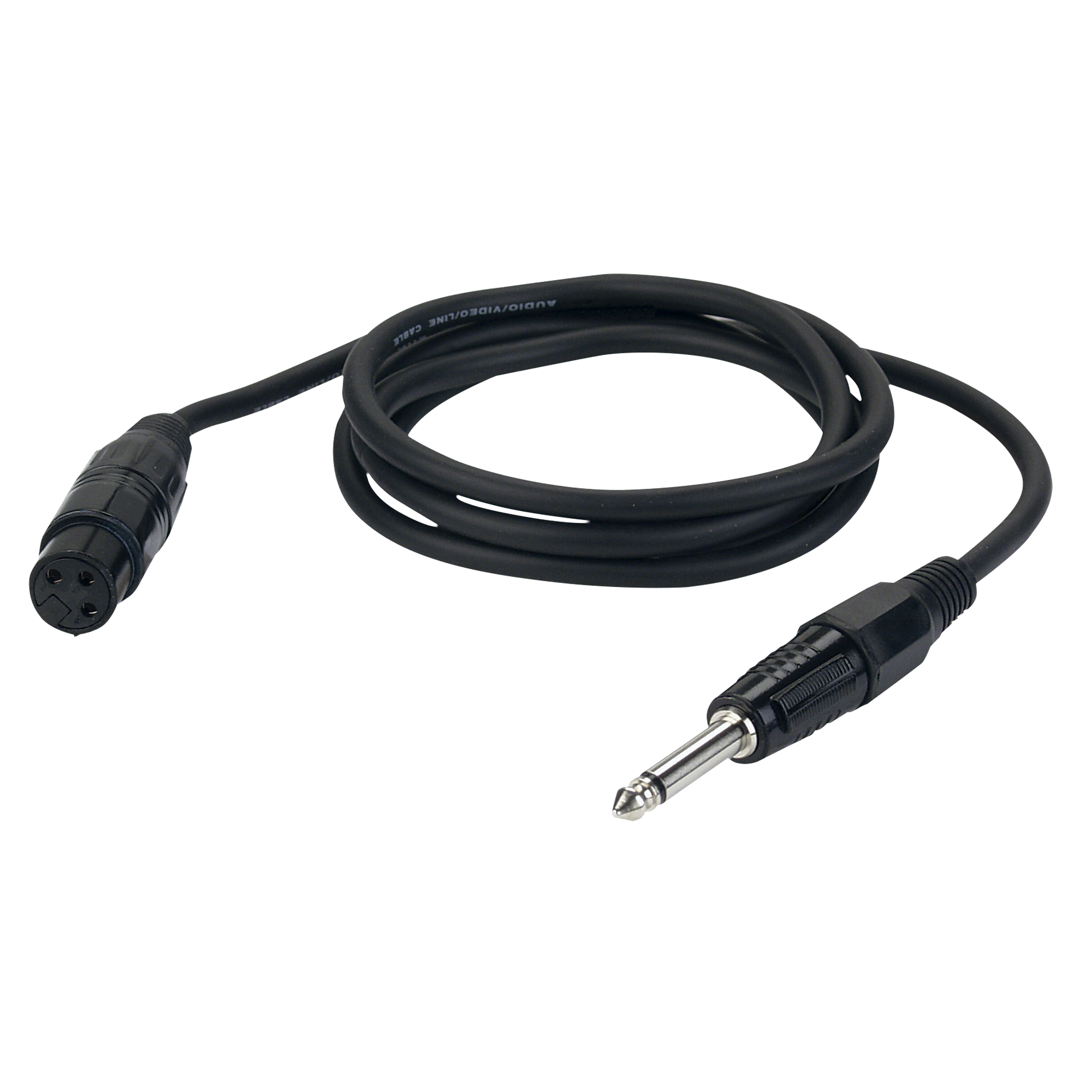DAP FL02 - unbal. XLR/F 3P to Jack mono 3 m