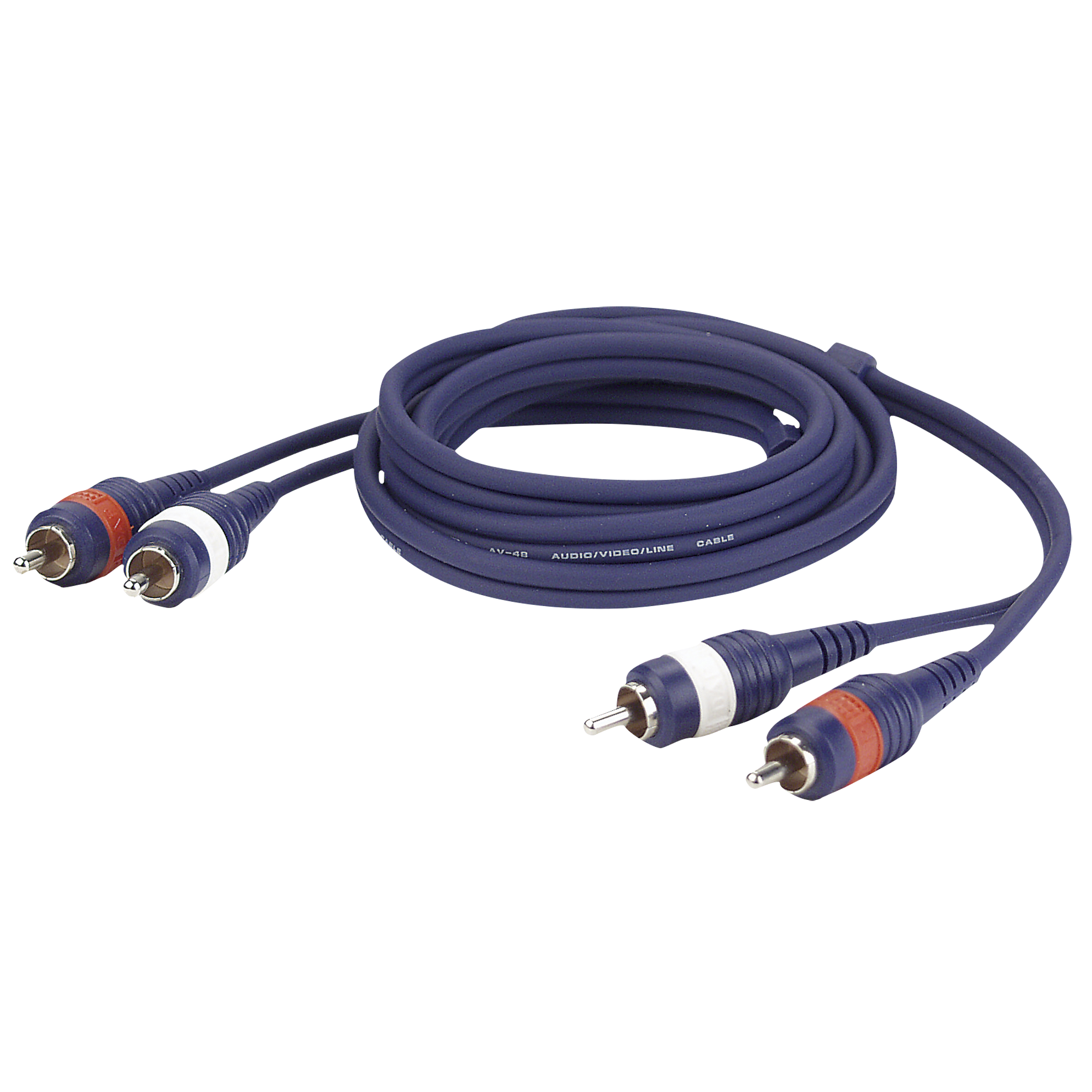 DAP FL24 - 2 RCA male L/R to 2 RCA male L/R 1,5 m