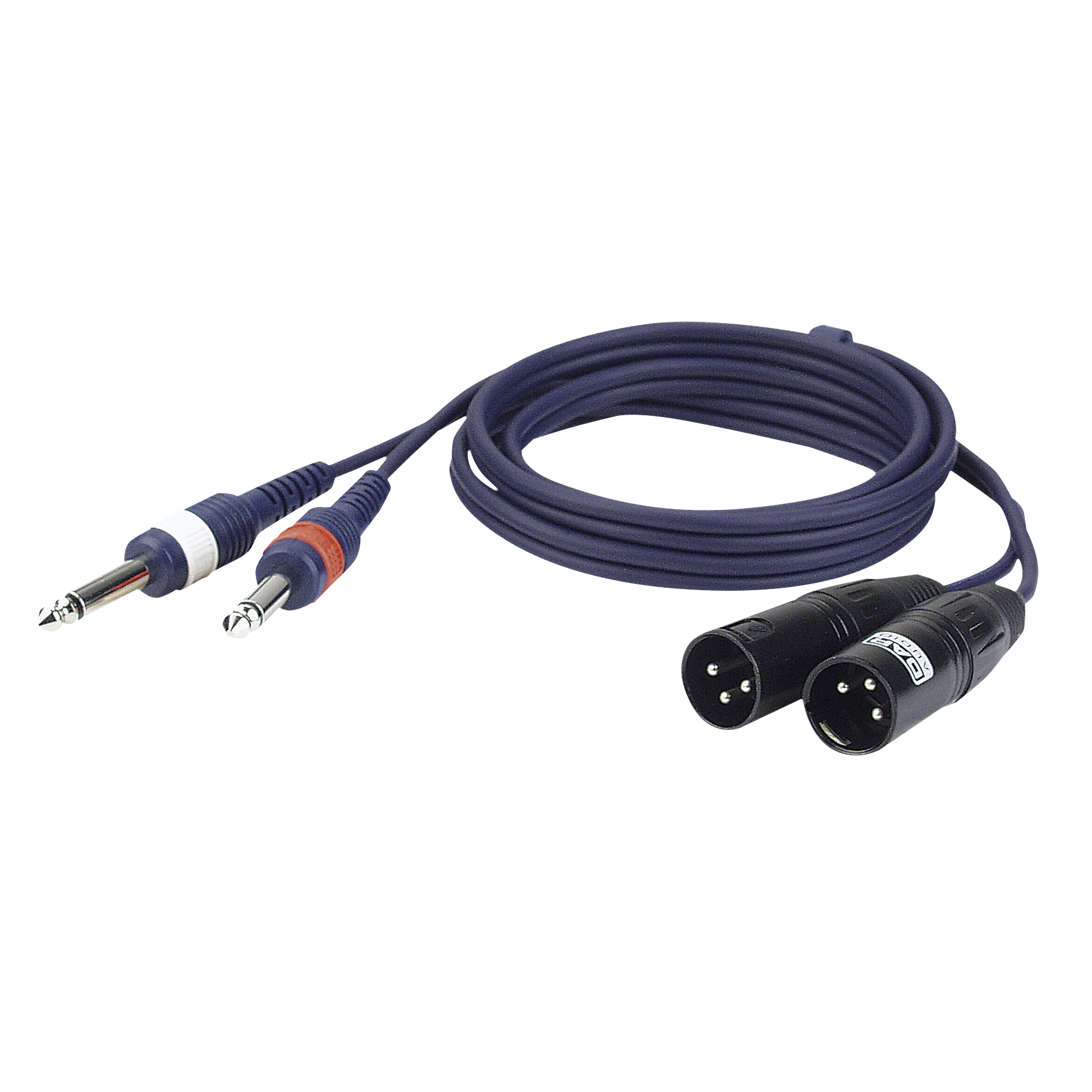 DAP FL44 - 2 unbal. Jack mono L/R to 2 XLR/M 3P 1,5 m