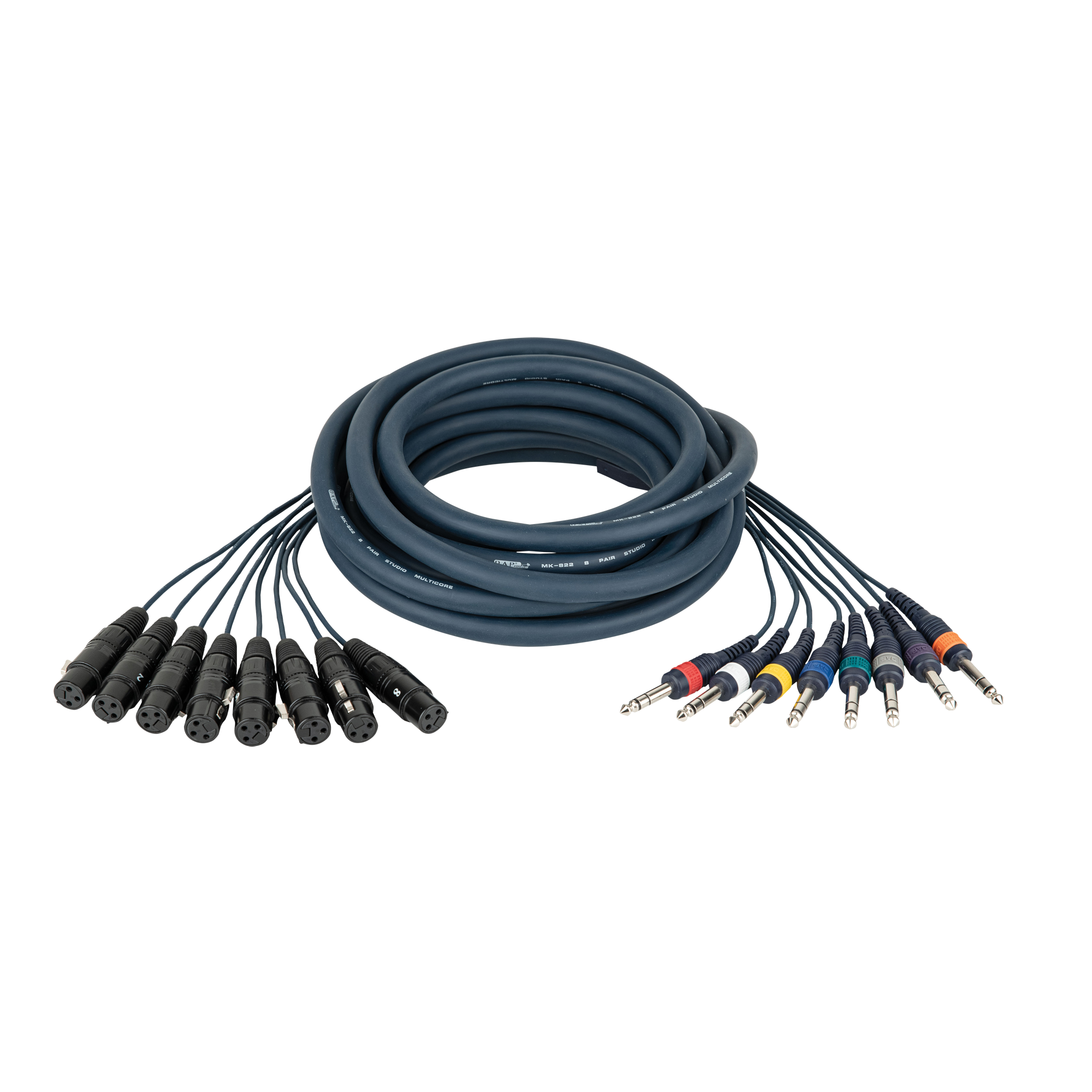 DAP FL67 - 8 XLR/F 3P to 8 Jack stereo 6 m