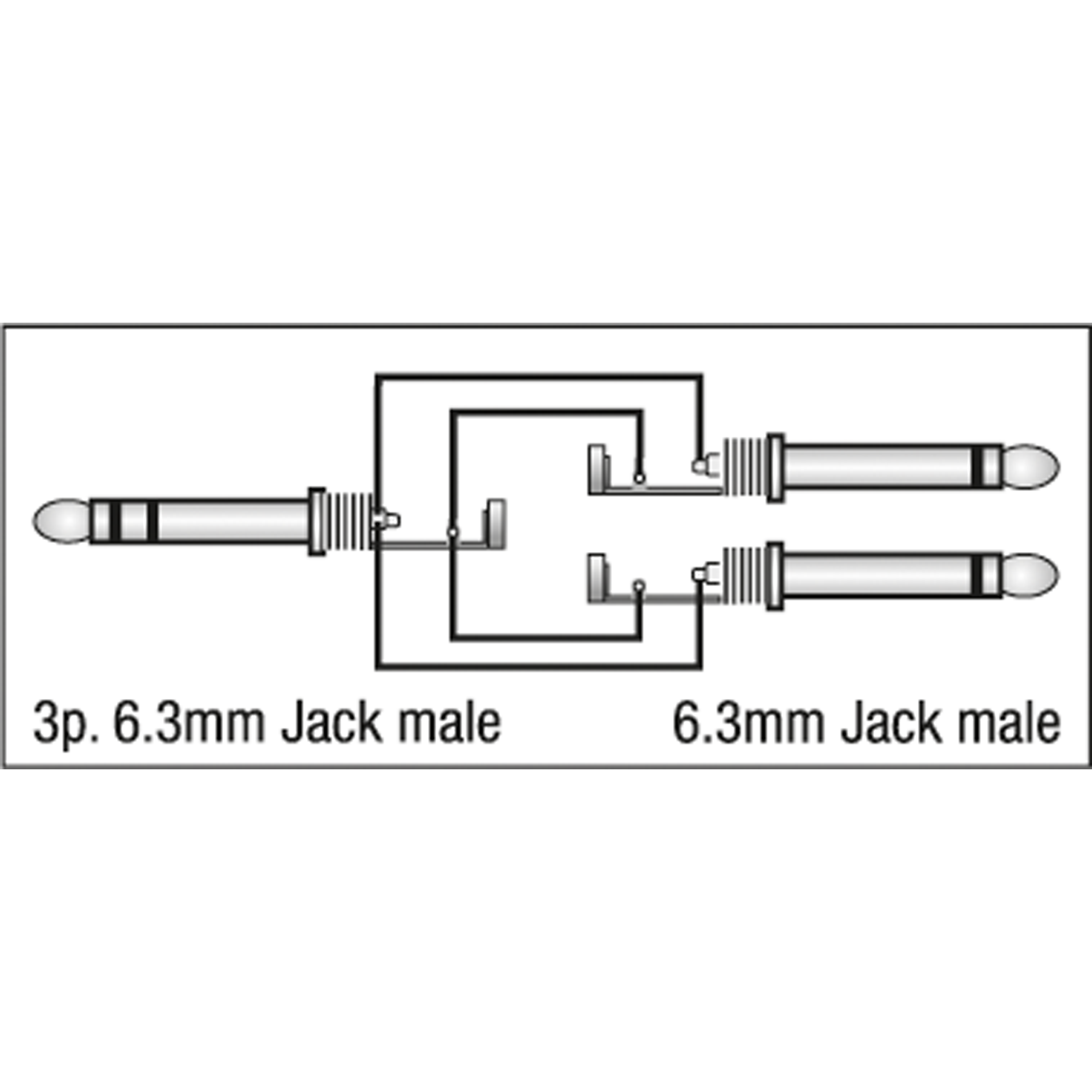 DAP FL69 - 8 Jack mono to 4 Jack stereo 6 m