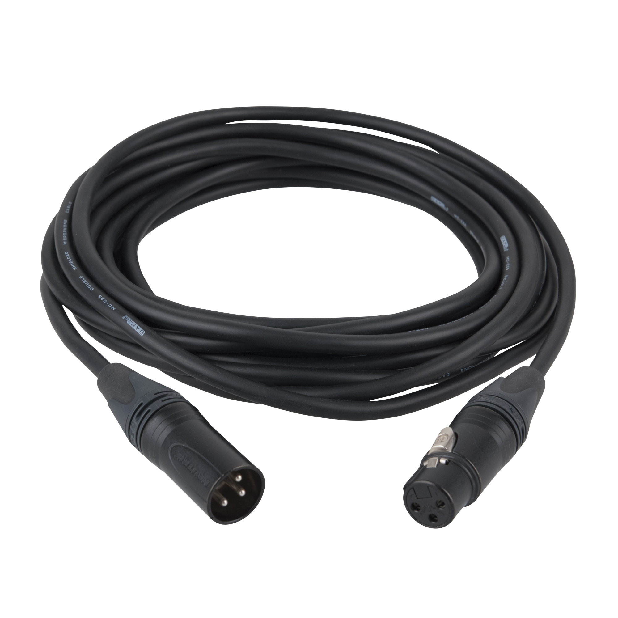 DAP FL72 - bal. XLR/M 3P to XLR/F 3P Neutrik XX series 1,5 m - nero